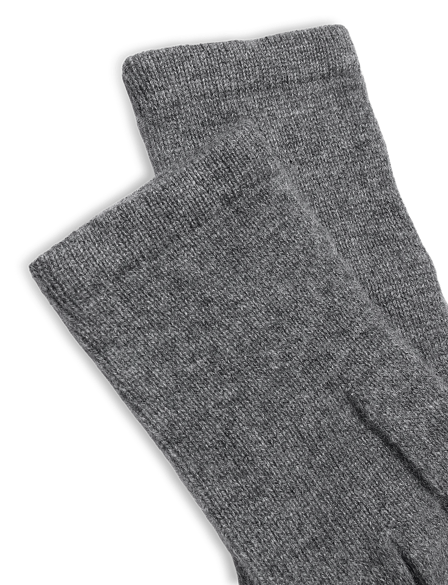 Davida Cashmere - Gloves - cashmere - dark grey - 3