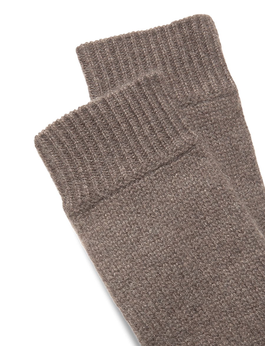 Davida Cashmere - mittens - cashmere - cacao - 3