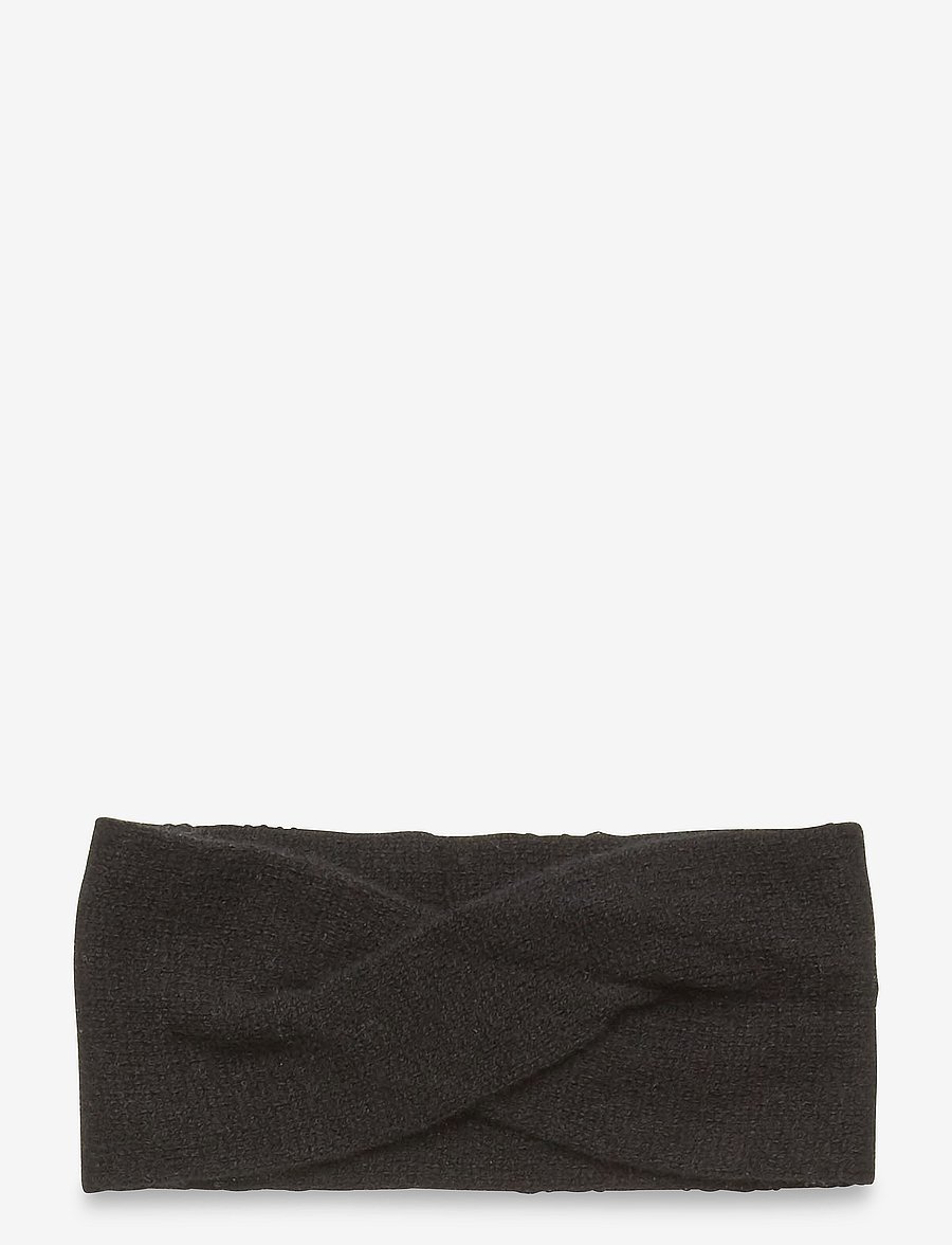 Davida Cashmere - Wrap Headband - kašmiir - black - 1