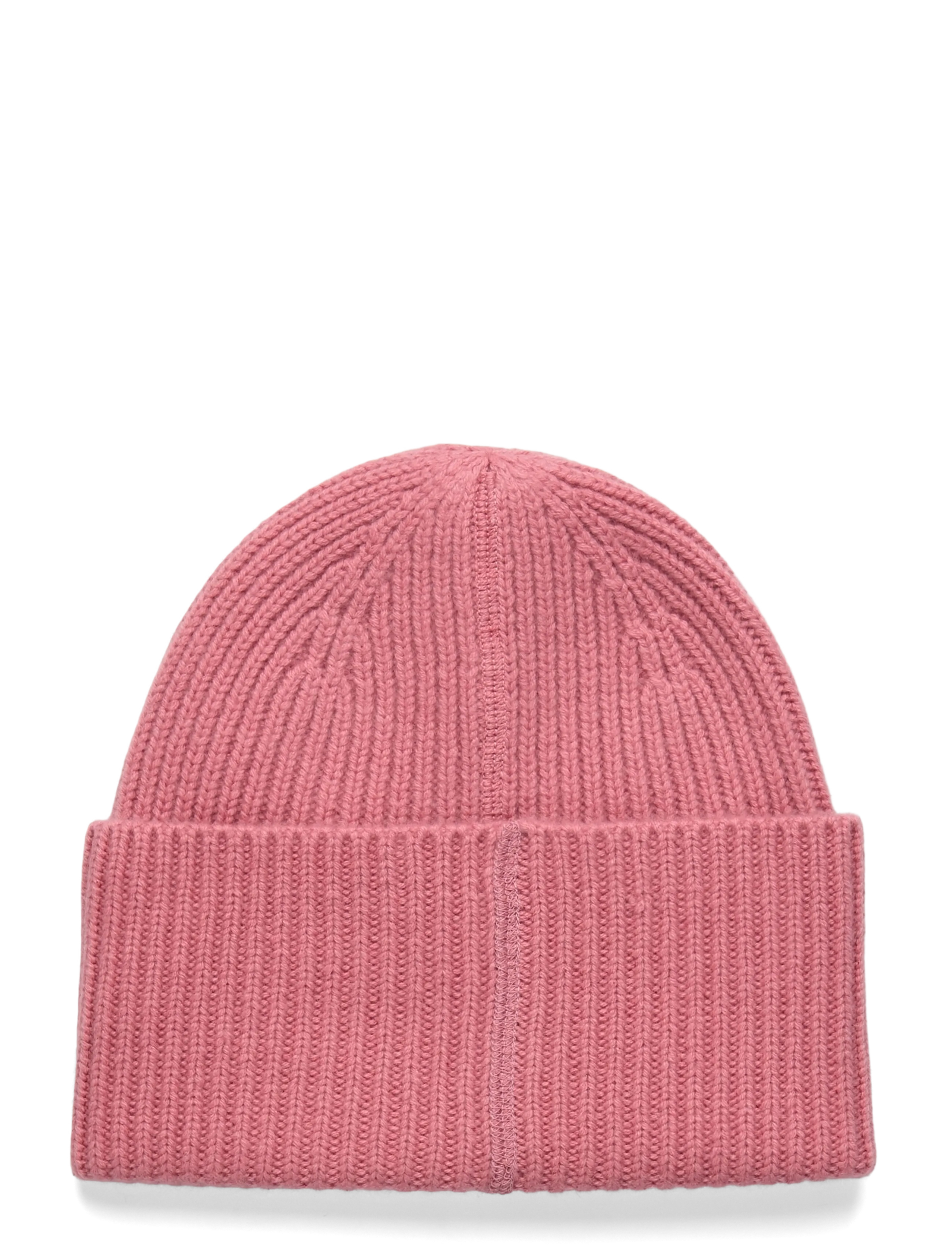Davida Cashmere - Fold Rib Cap - cashmere - dusty pink - 1