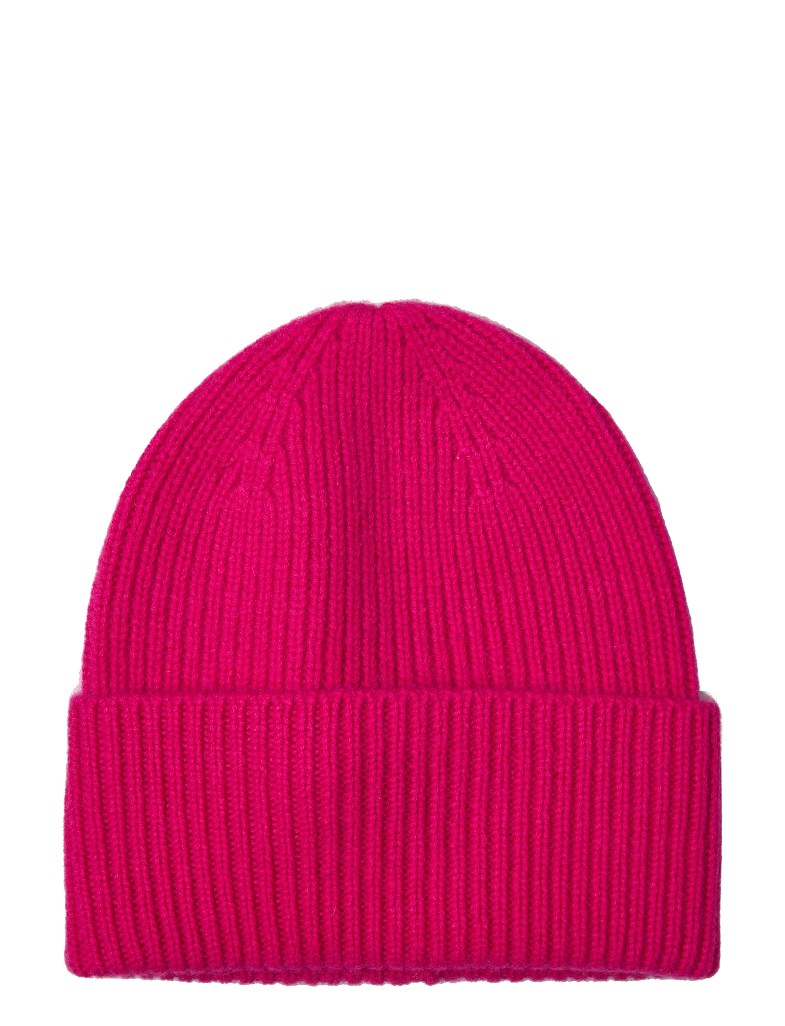 Davida Cashmere Fold Rib Cap - Davida Cashmere - FUCHSIA / pink/rose
