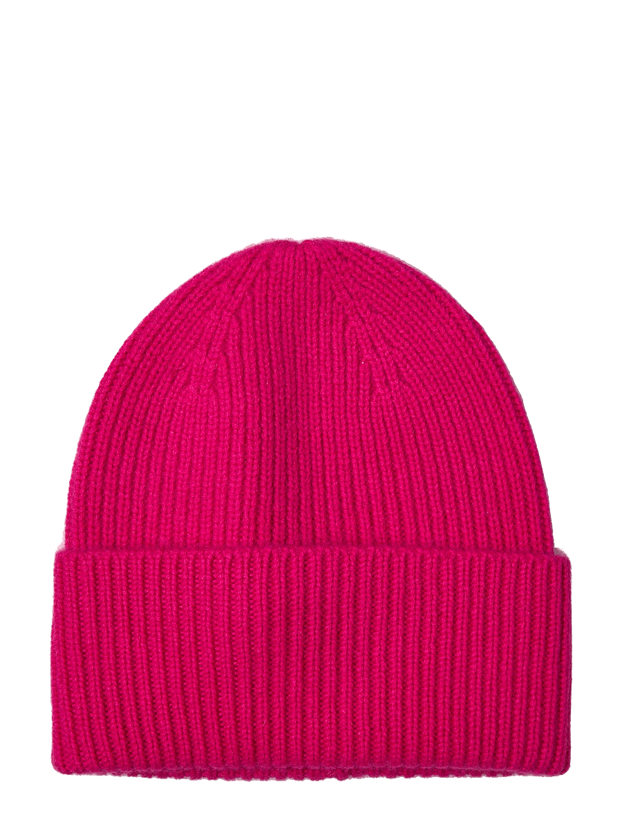 Davida Cashmere - fold rib cap - kašmiir - fuchsia - 0