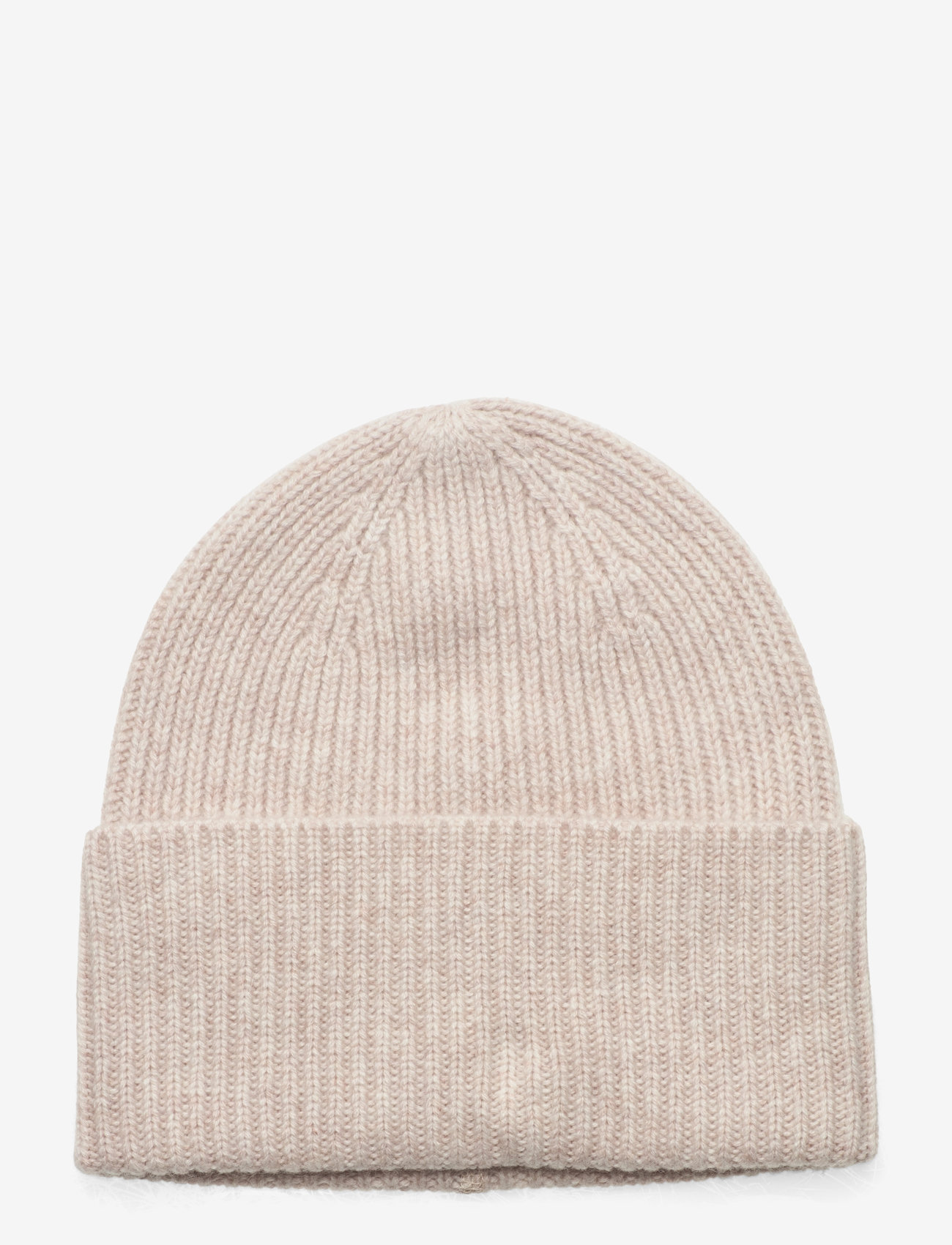 Davida Cashmere - Fold Rib Cap - cashmere - light beige - 0
