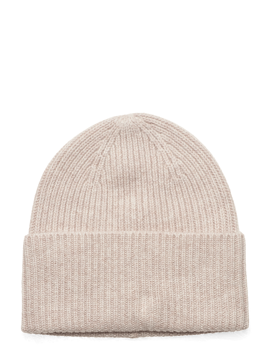 Davida Cashmere - fold rib cap - kašmiir - light beige - 0