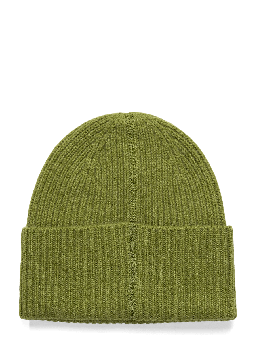 Davida Cashmere - fold rib cap - kašmiir - moss green - 1