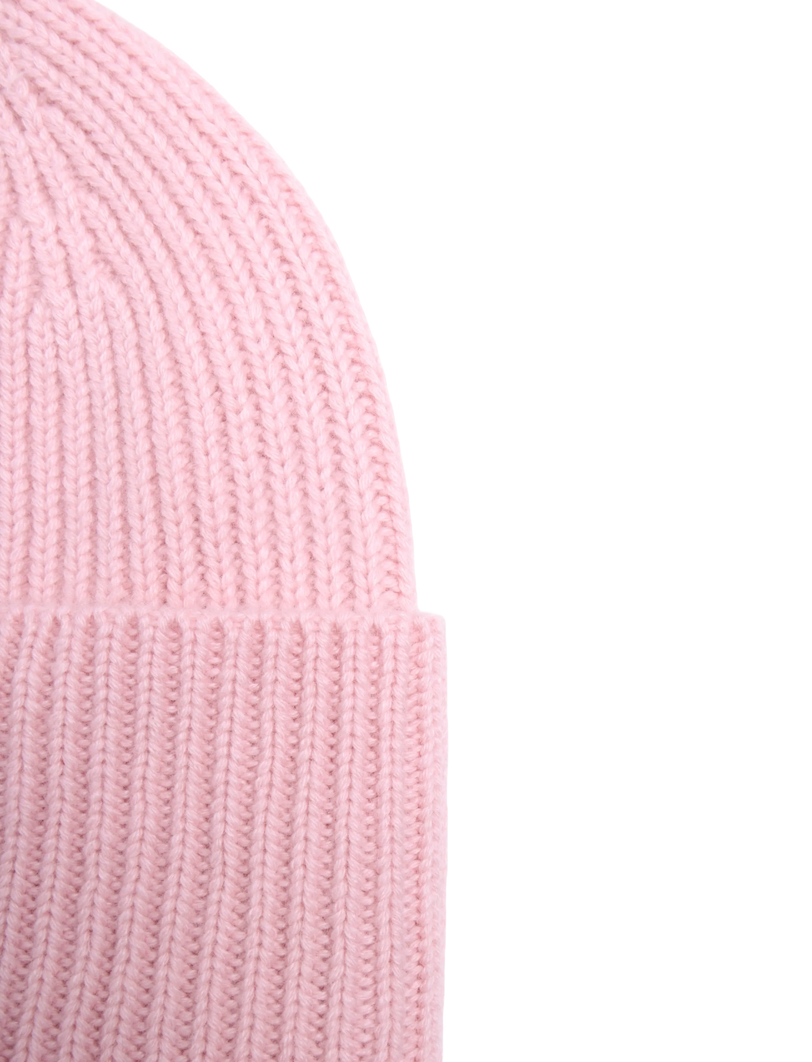 Davida Cashmere - fold rib cap - cashmere - pink - 2