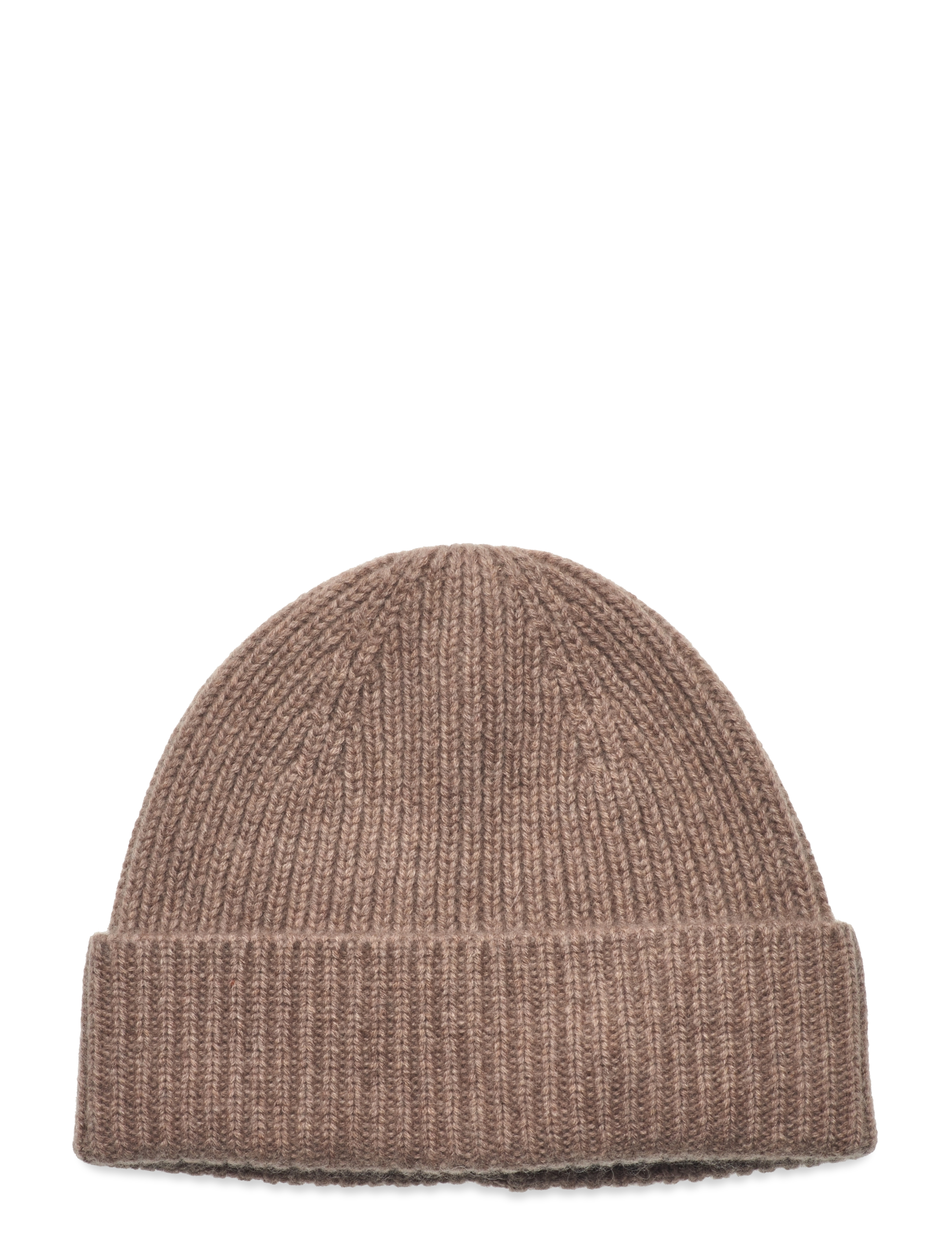DAVIDA CASHMERE Kurz Rib Fold Basecap Beige - One Size - Herren