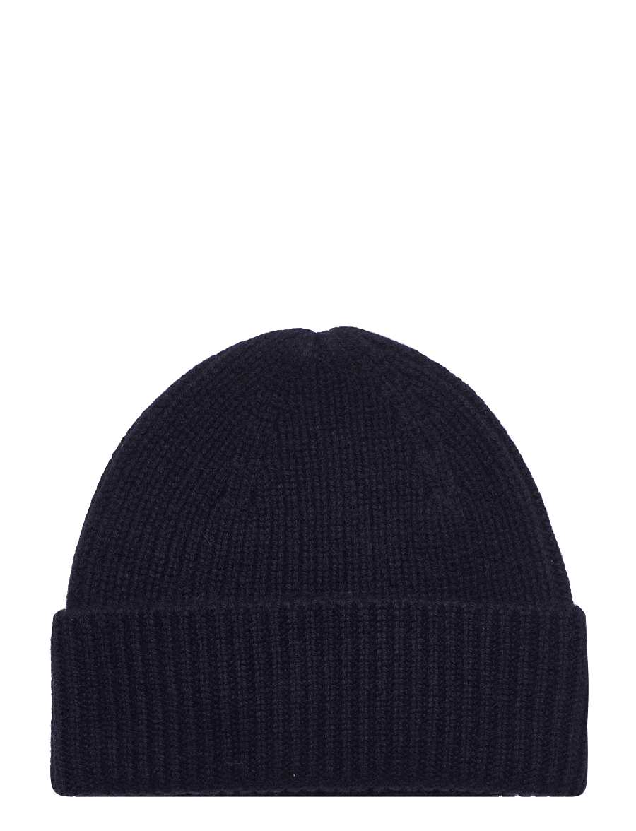 Davida Cashmere - Short Rib Fold Cap - shop efter anledning - navy - 0