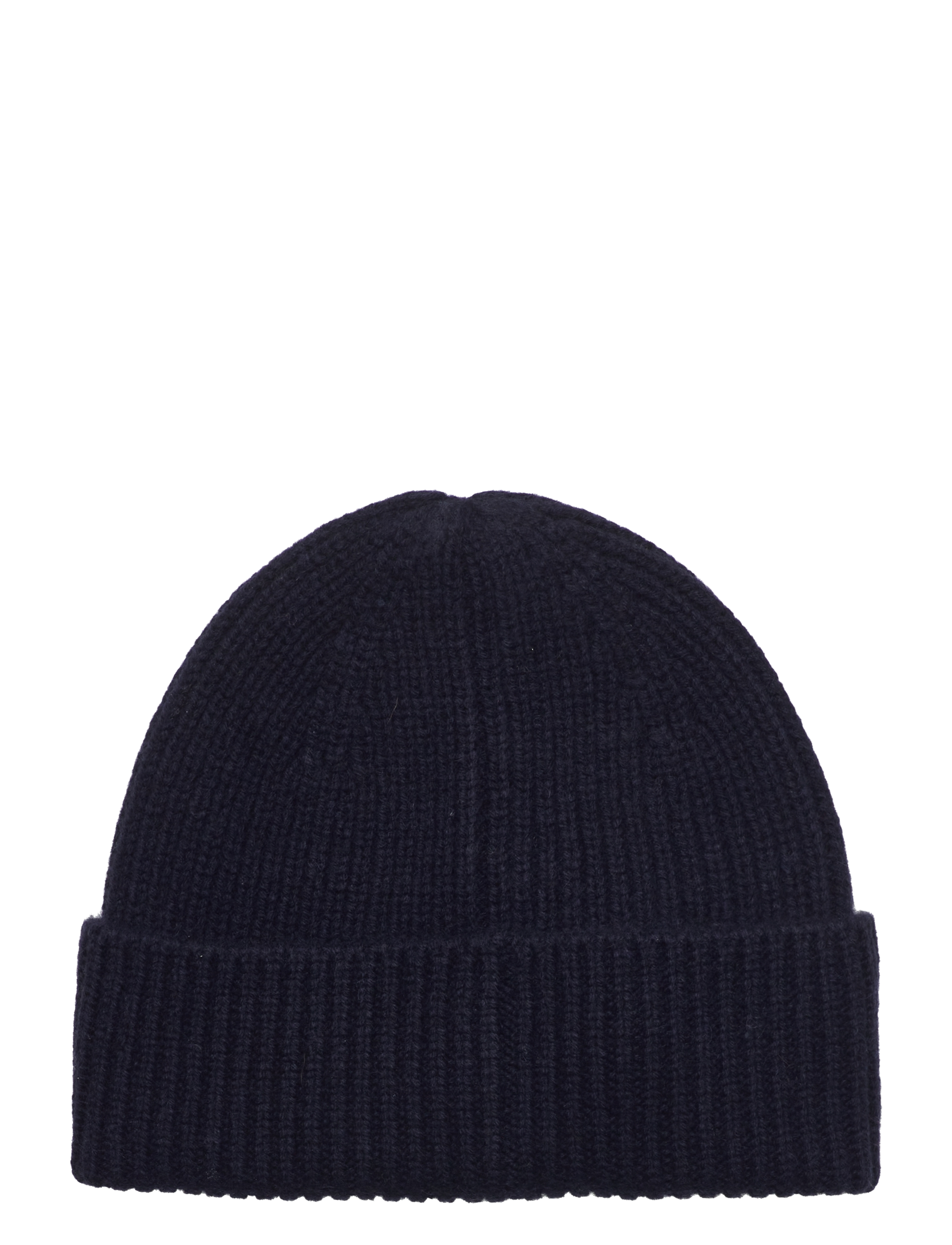 Davida Cashmere - Short Rib Fold Cap - accessories - navy - 1