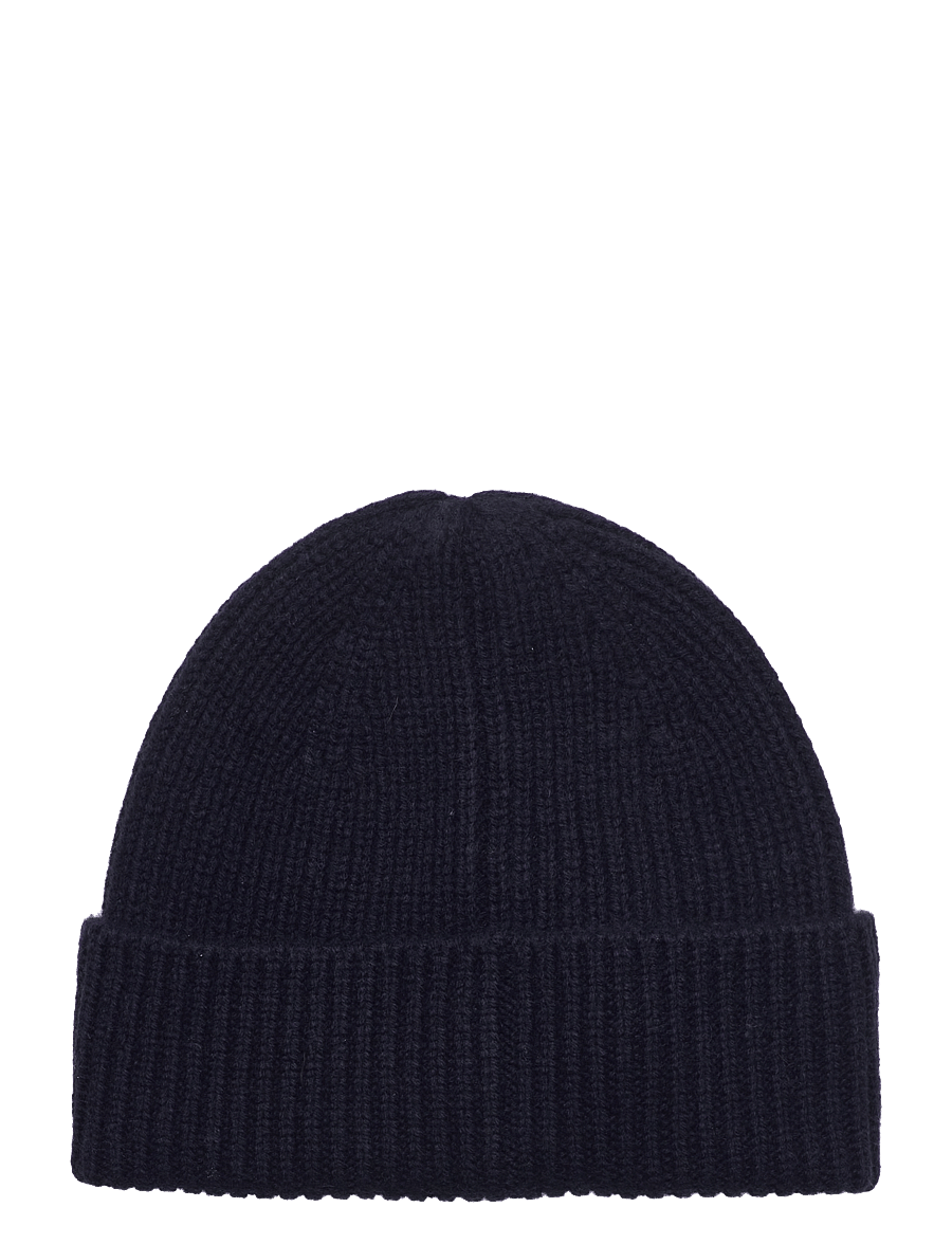 Davida Cashmere - Short Rib Fold Cap - shop efter anledning - navy - 1