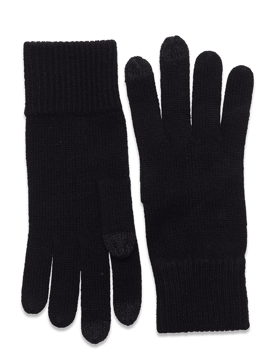Davida Cashmere - Touch Gloves - kashmir - black - 0