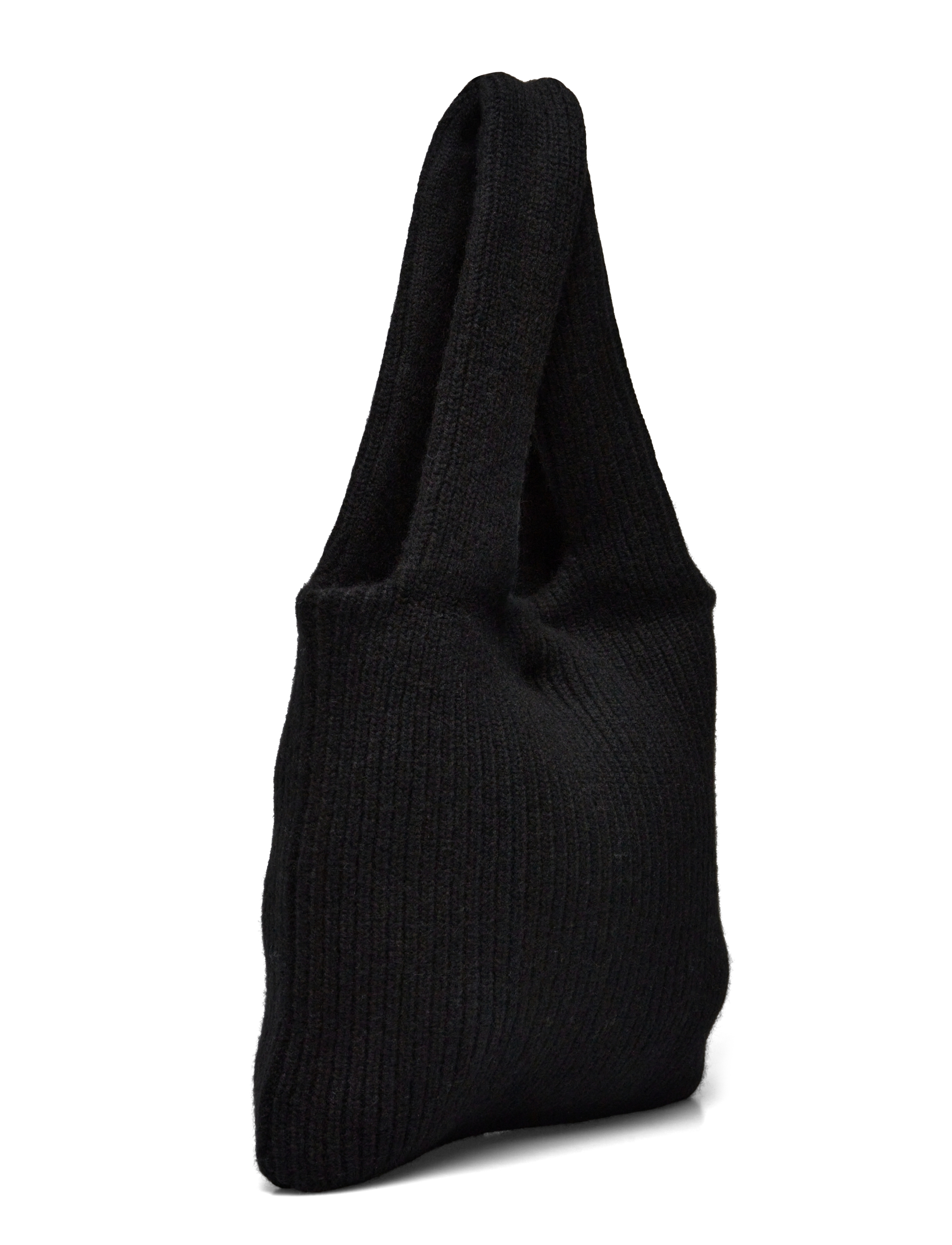 Davida Cashmere - Knitted Tote Bag - black - 2