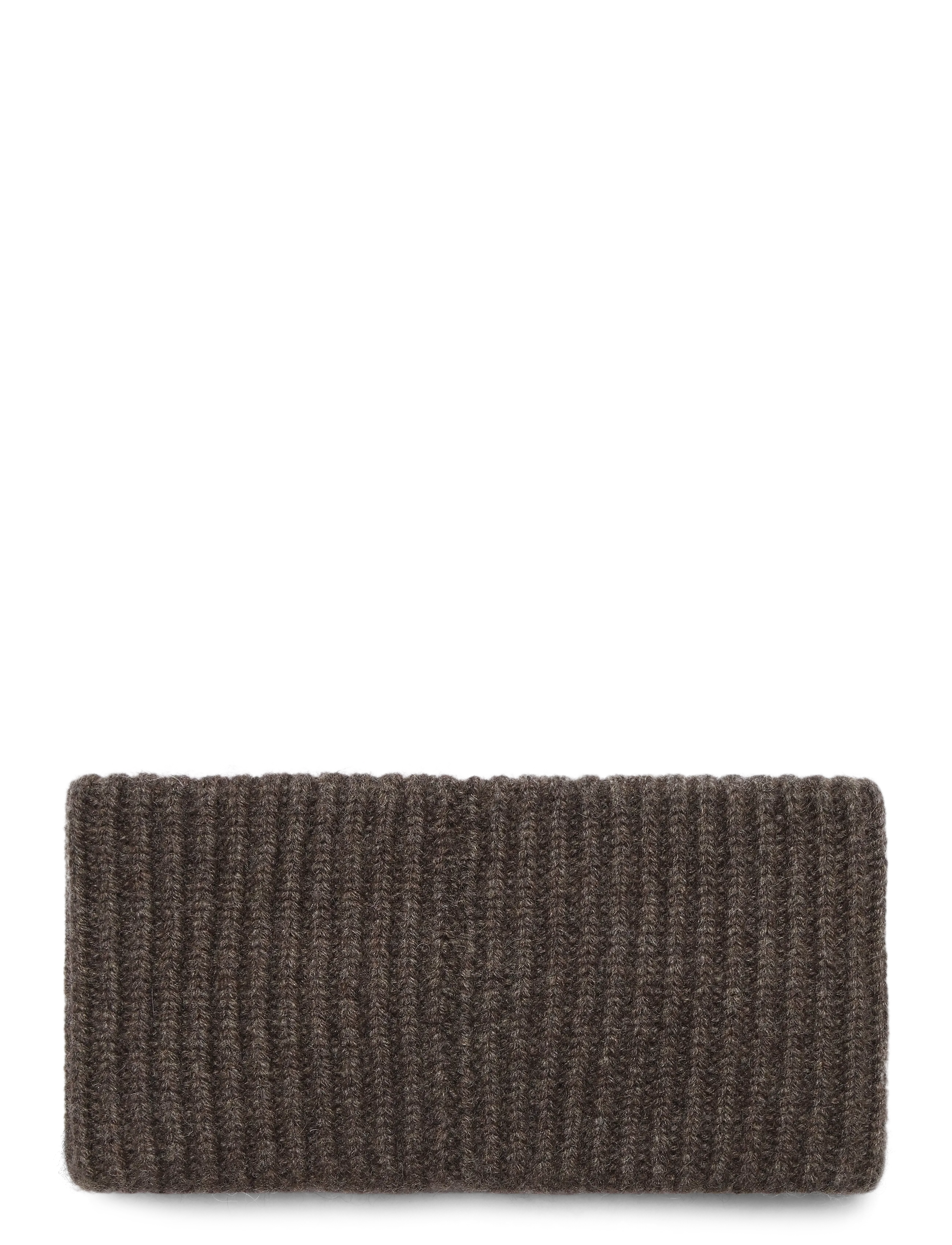 Davida Cashmere rib headband - Davida Cashmere - CACAO / brown