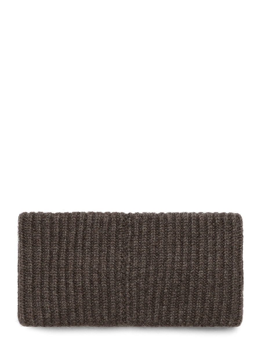 Davida Cashmere - rib headband - cashmere - cacao - 0