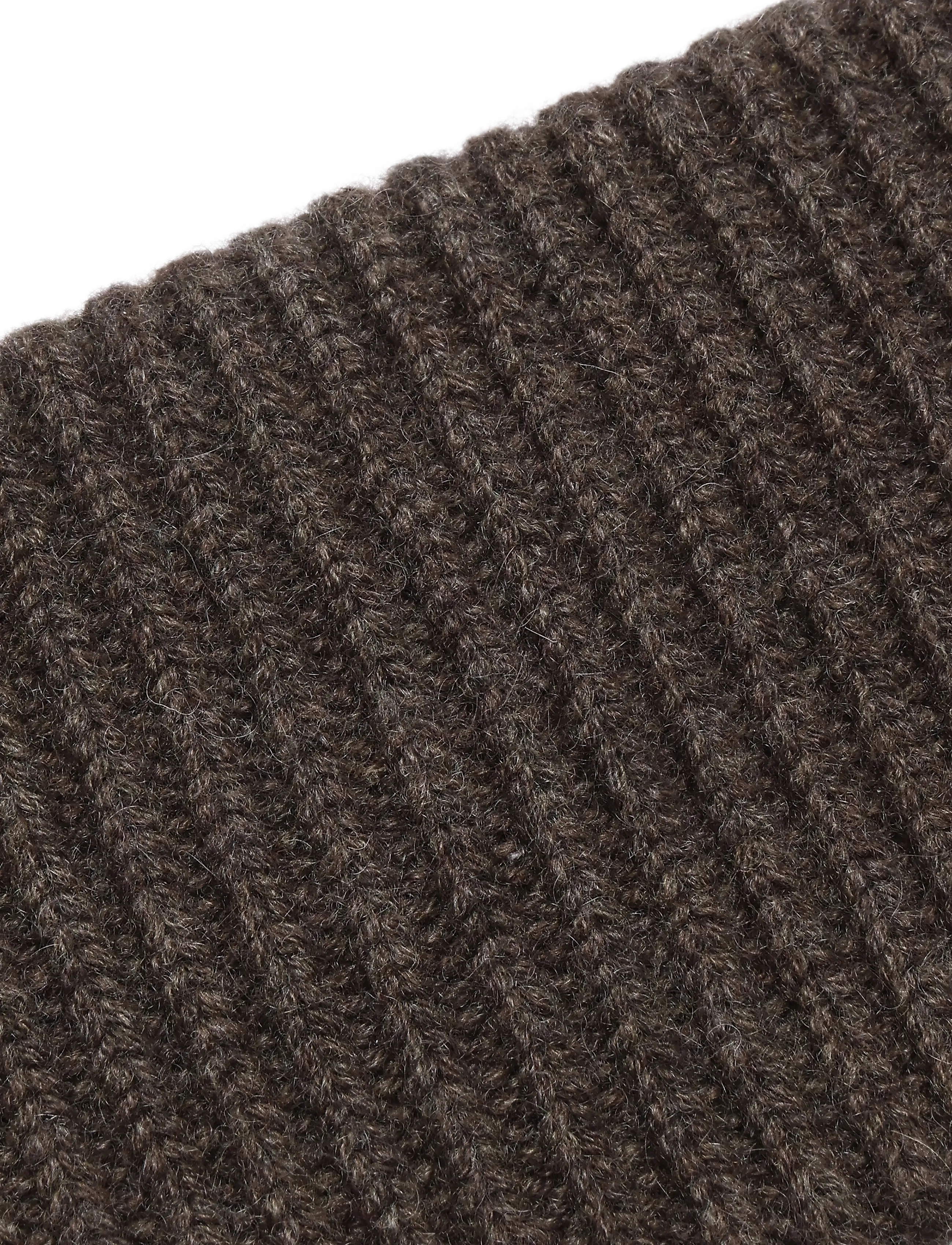 Davida Cashmere - rib headband - cashmere - cacao - 2