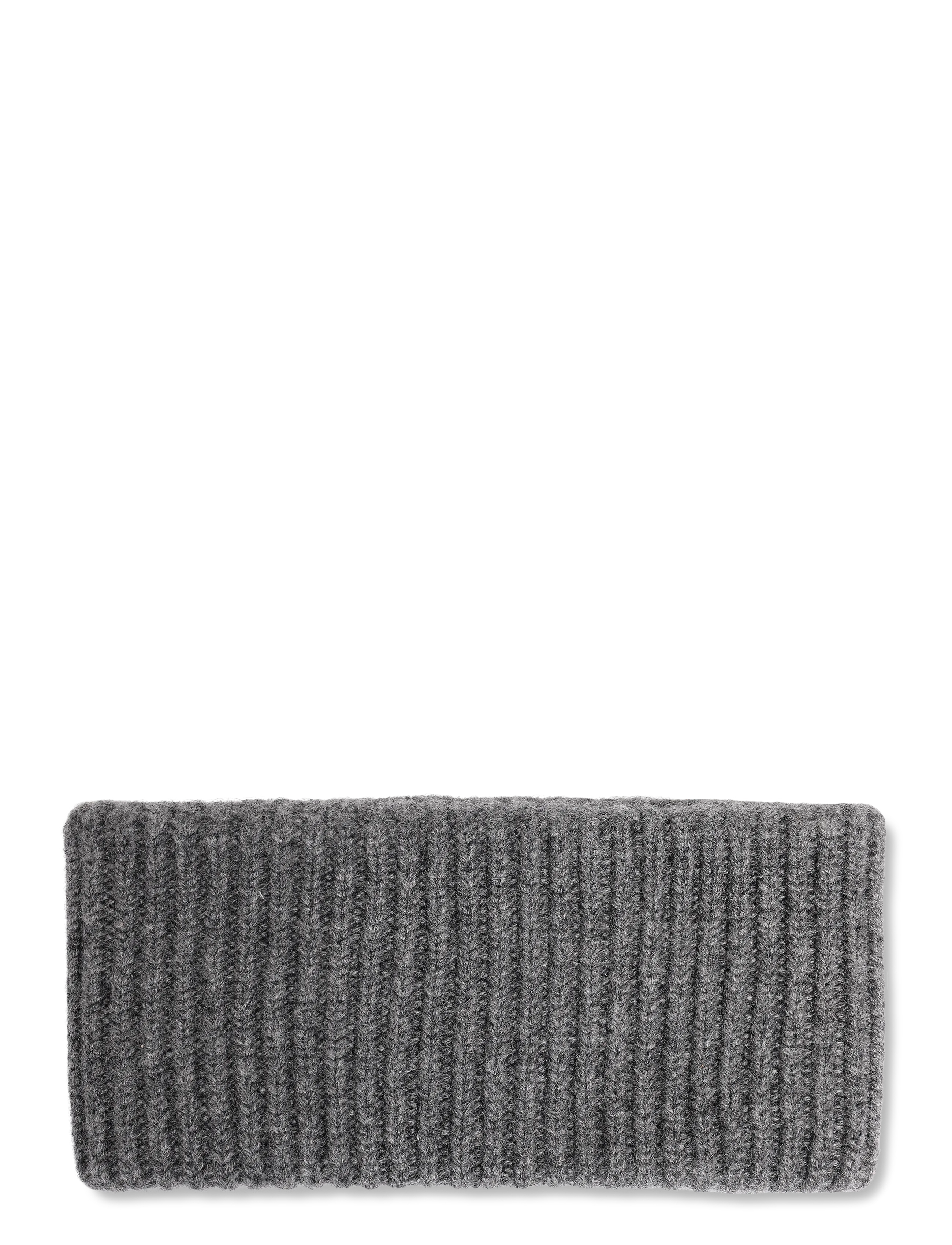Davida Cashmere rib headband - Davida Cashmere - DARK GREY / grey
