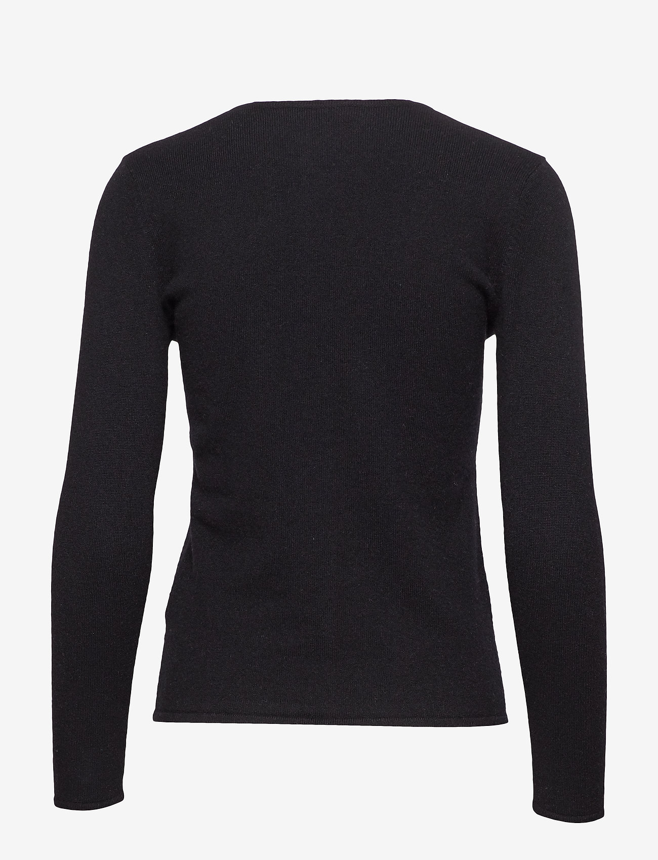 Davida Cashmere - Classic Cardigan, - cardigans - black - 2