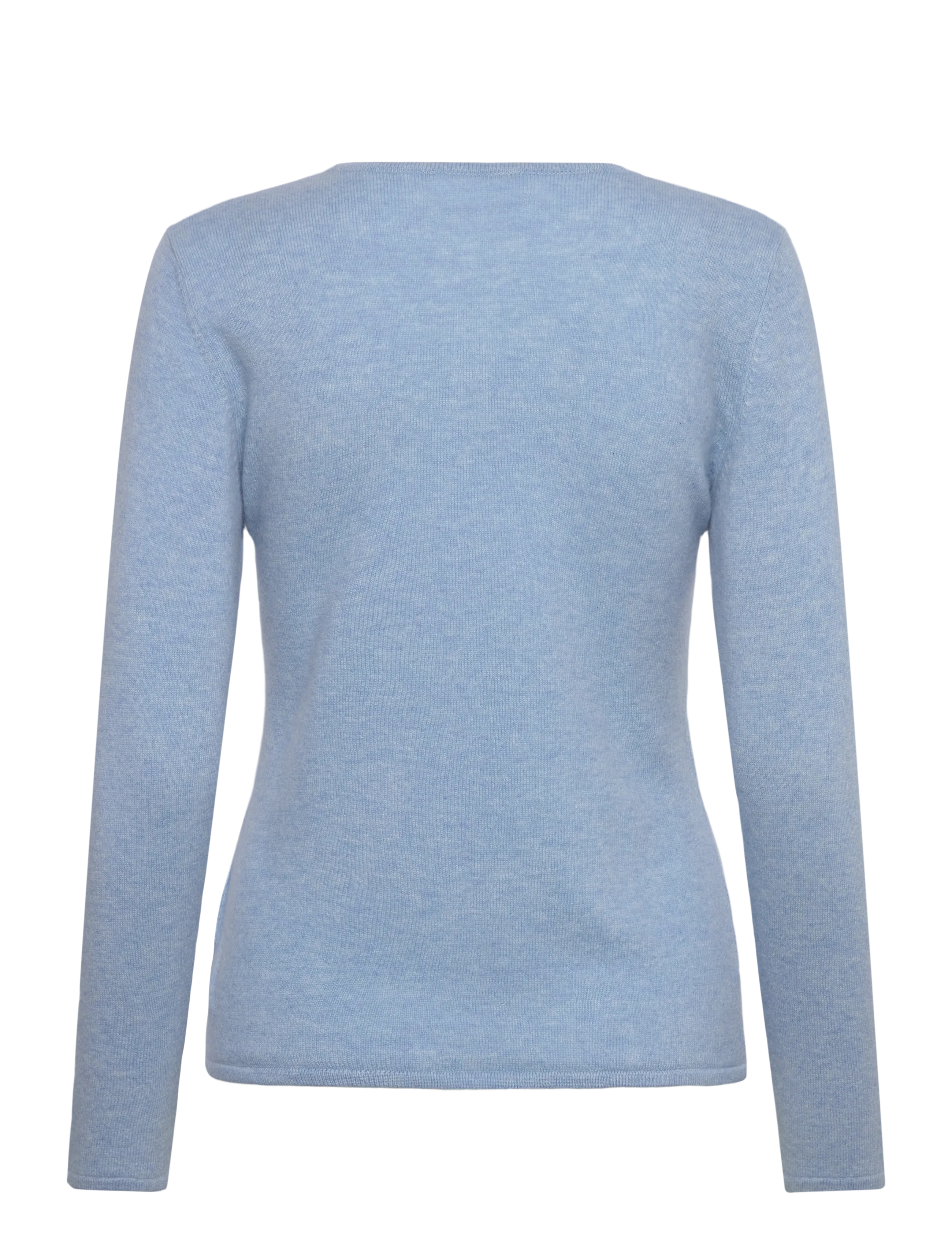 Davida Cashmere - Classic Cardigan, - cardigans - blue fog - 1
