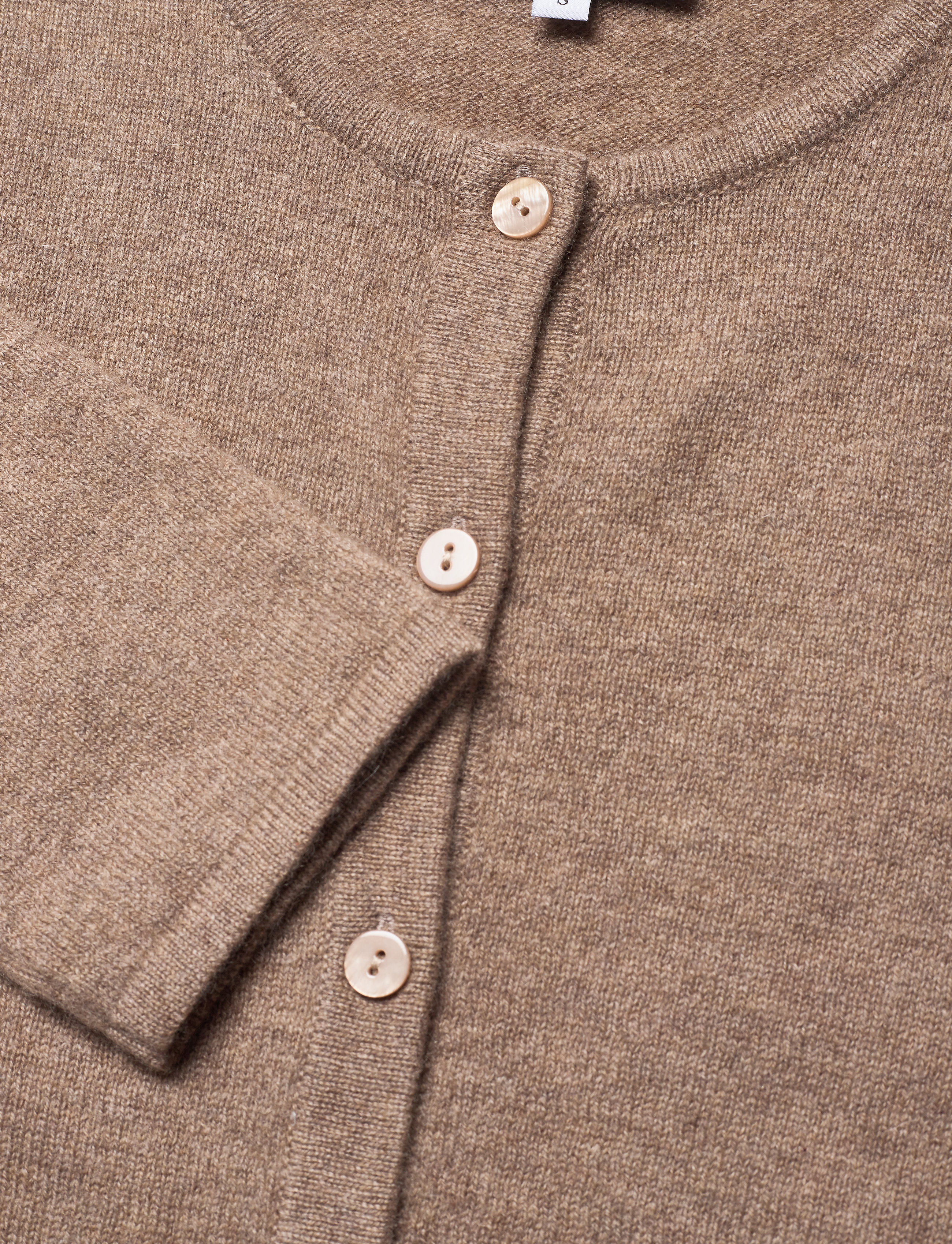 Davida Cashmere - Classic Cardigan, - cardigans - mink - 2
