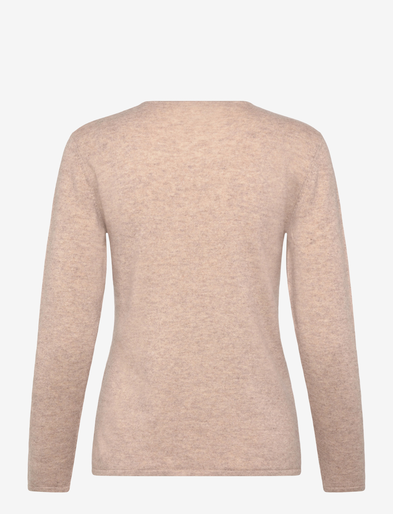 Davida Cashmere - Classic Cardigan, - cardigans - sand - 1