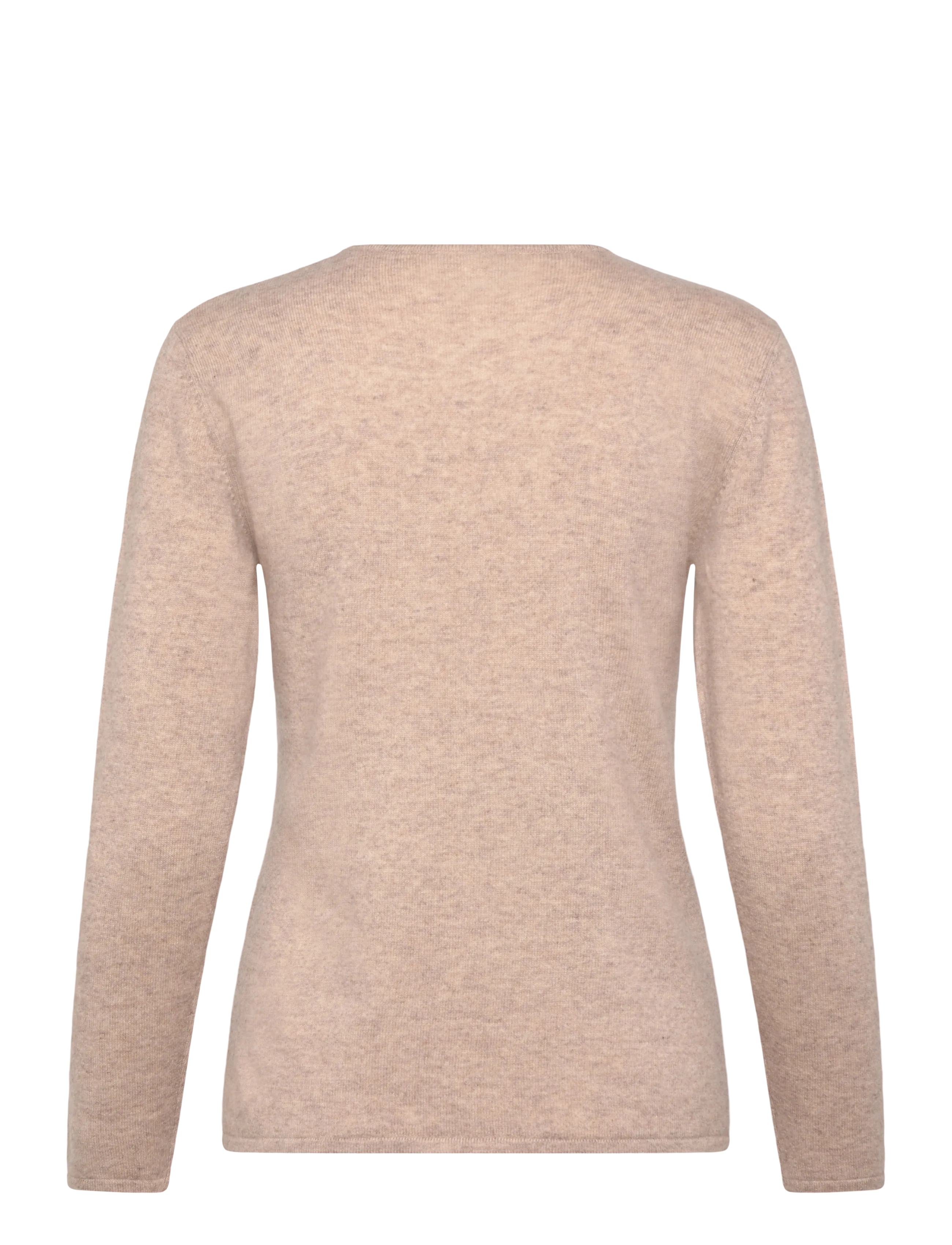 Davida Cashmere - Classic Cardigan, - cardigans - sand - 1