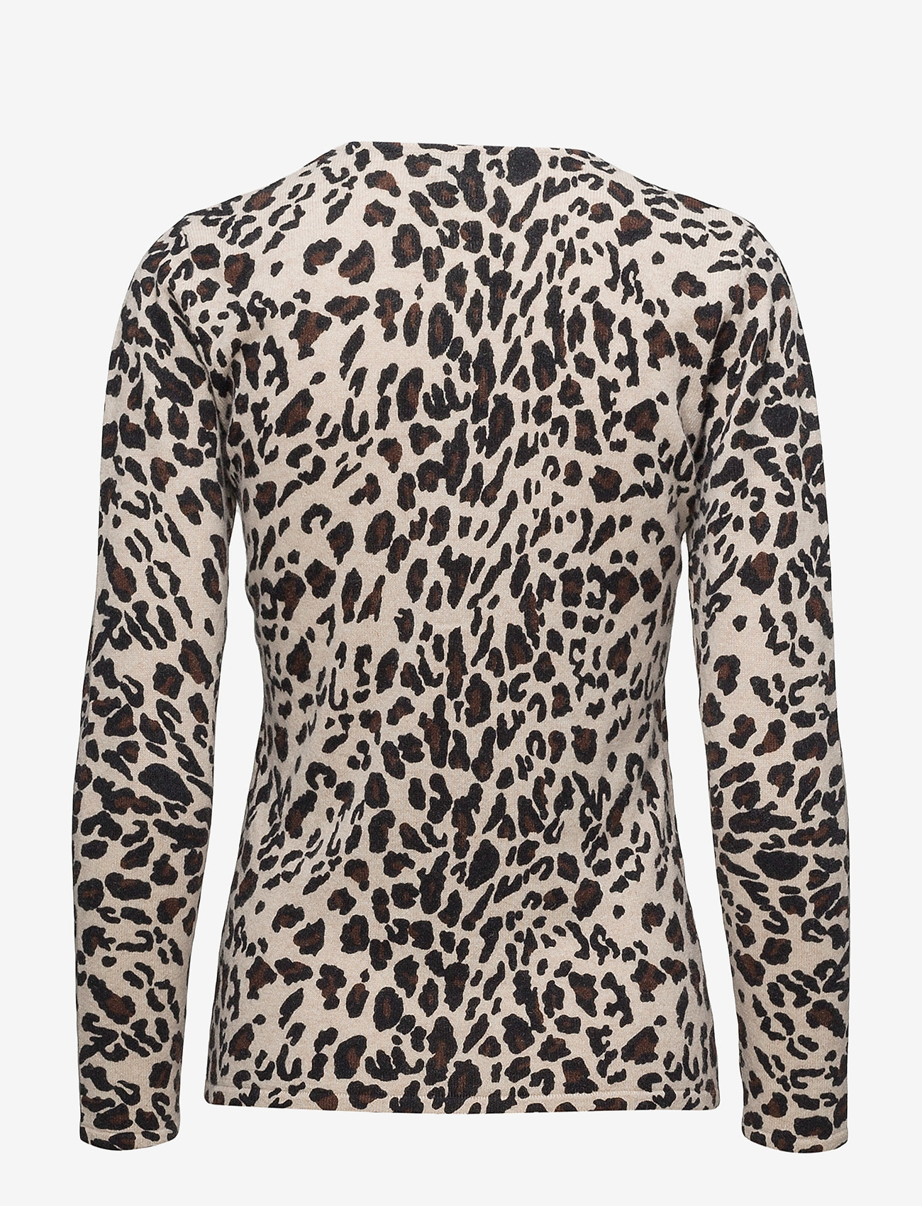 Davida Cashmere - Classic Cardigan Leopard - animal light - 1
