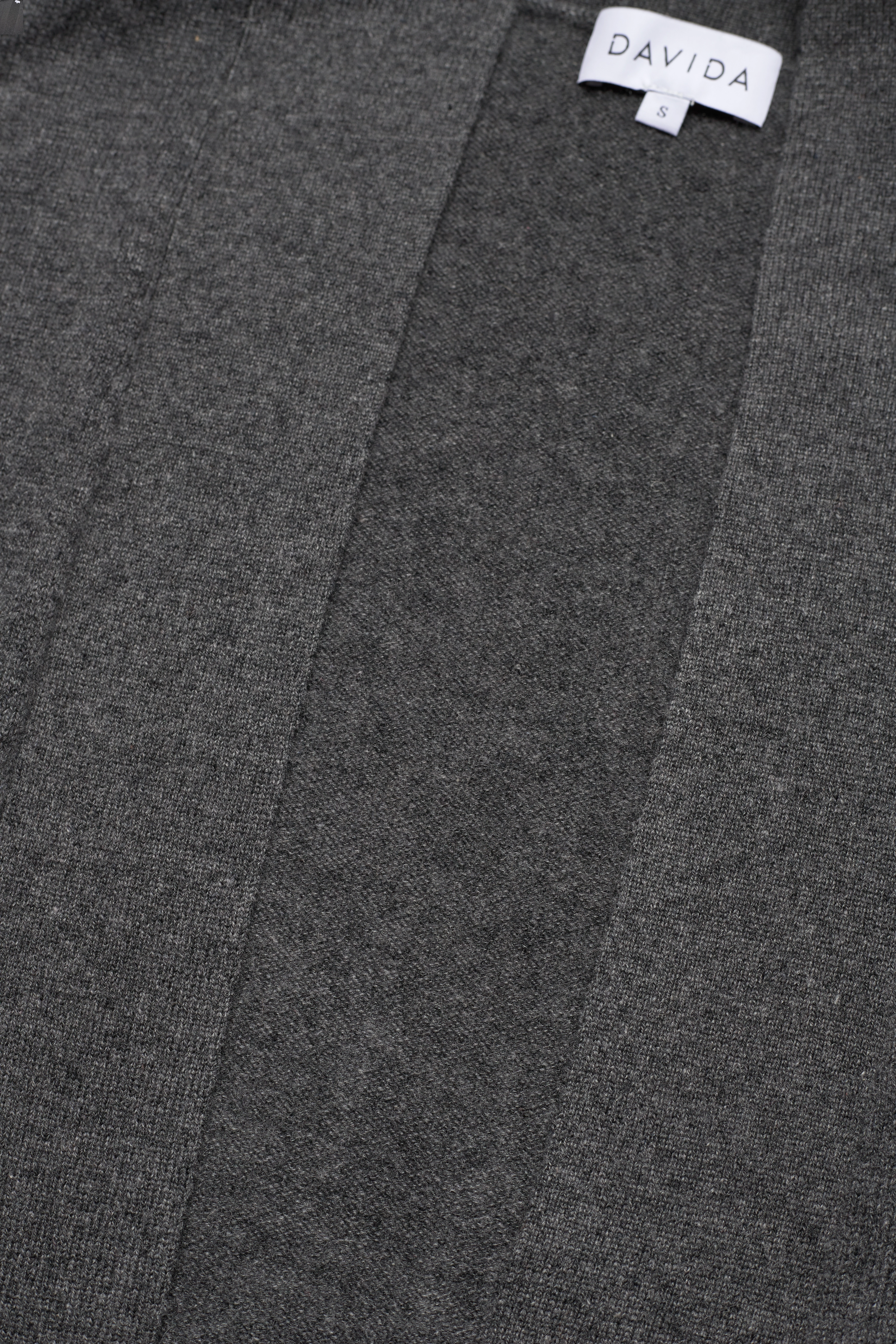 Davida Cashmere - Pocket Long Cardigan - dark grey - 2
