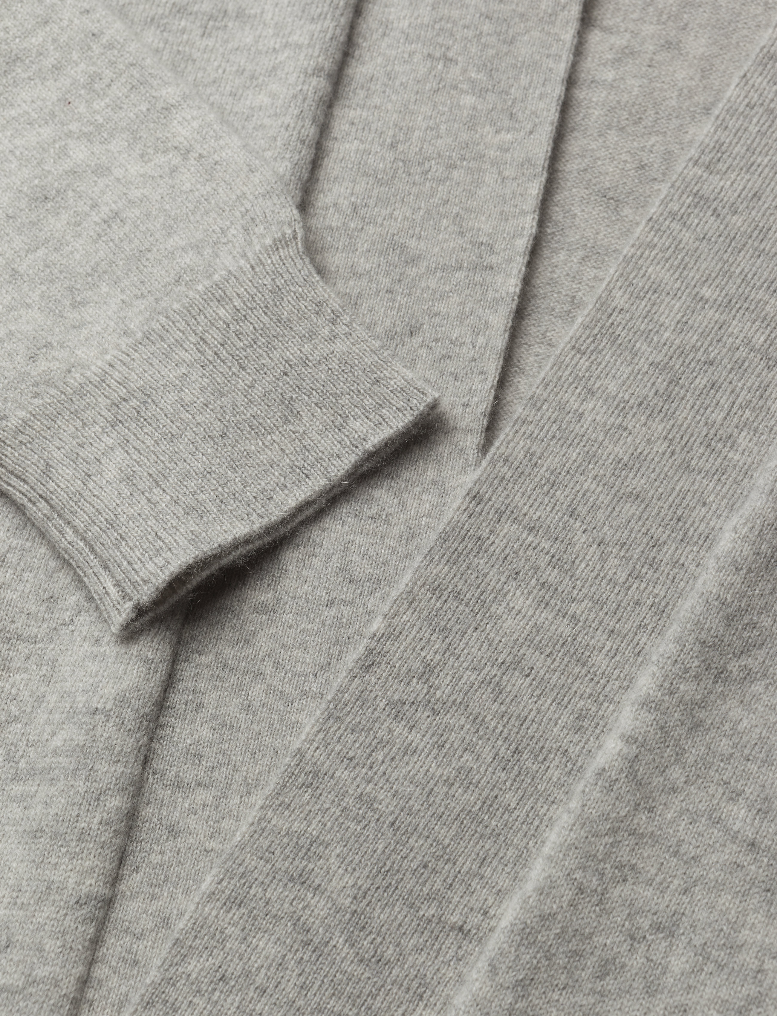 Davida Cashmere - Pocket Long Cardigan - light grey - 3