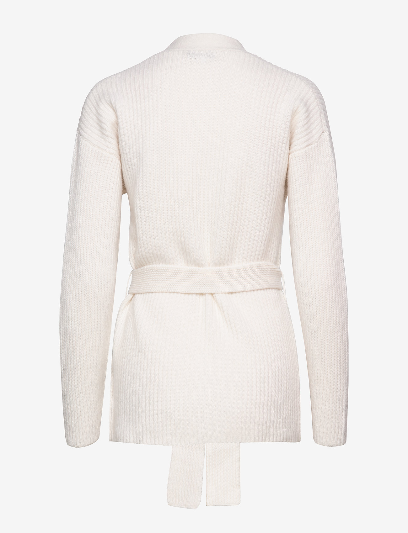 Davida Cashmere - Ribbed Kimono - white - 1