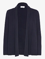 Davida Cashmere - Rollerneck Loose Tension - cardigans - navy - 0