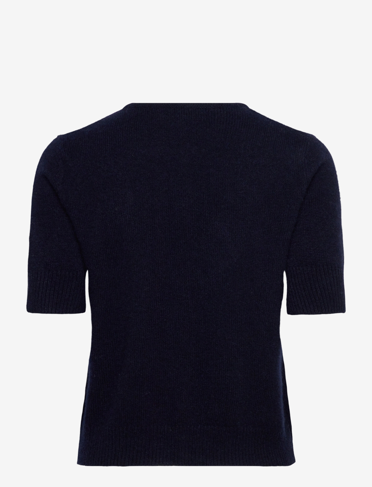 Davida Cashmere - Short Sleeve Boxy Cardigan - kaschmir - navy - 1