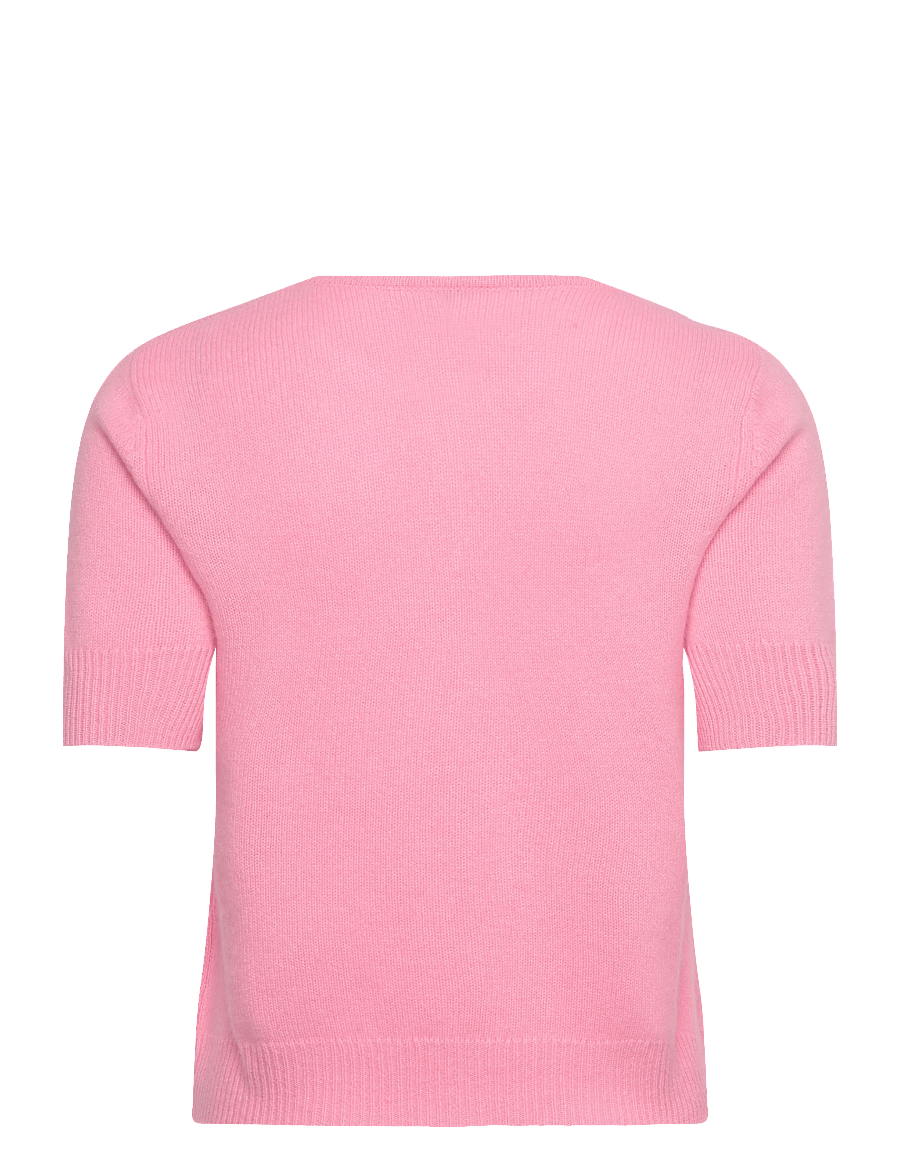 Davida Cashmere - short sleeve boxy cardigan - kaschmir - strong pink - 2