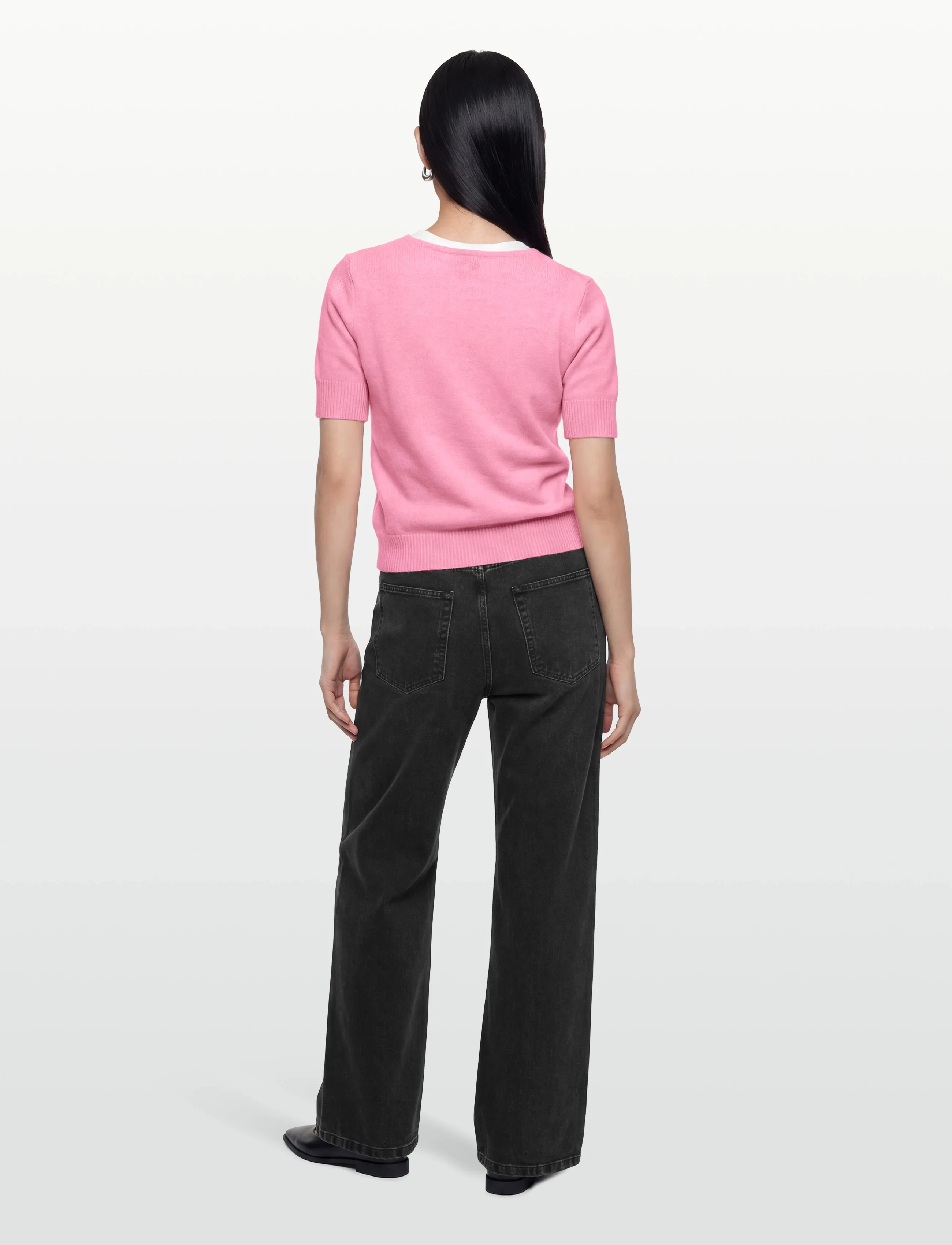 Short Sleeve Boxy Cardigan 3