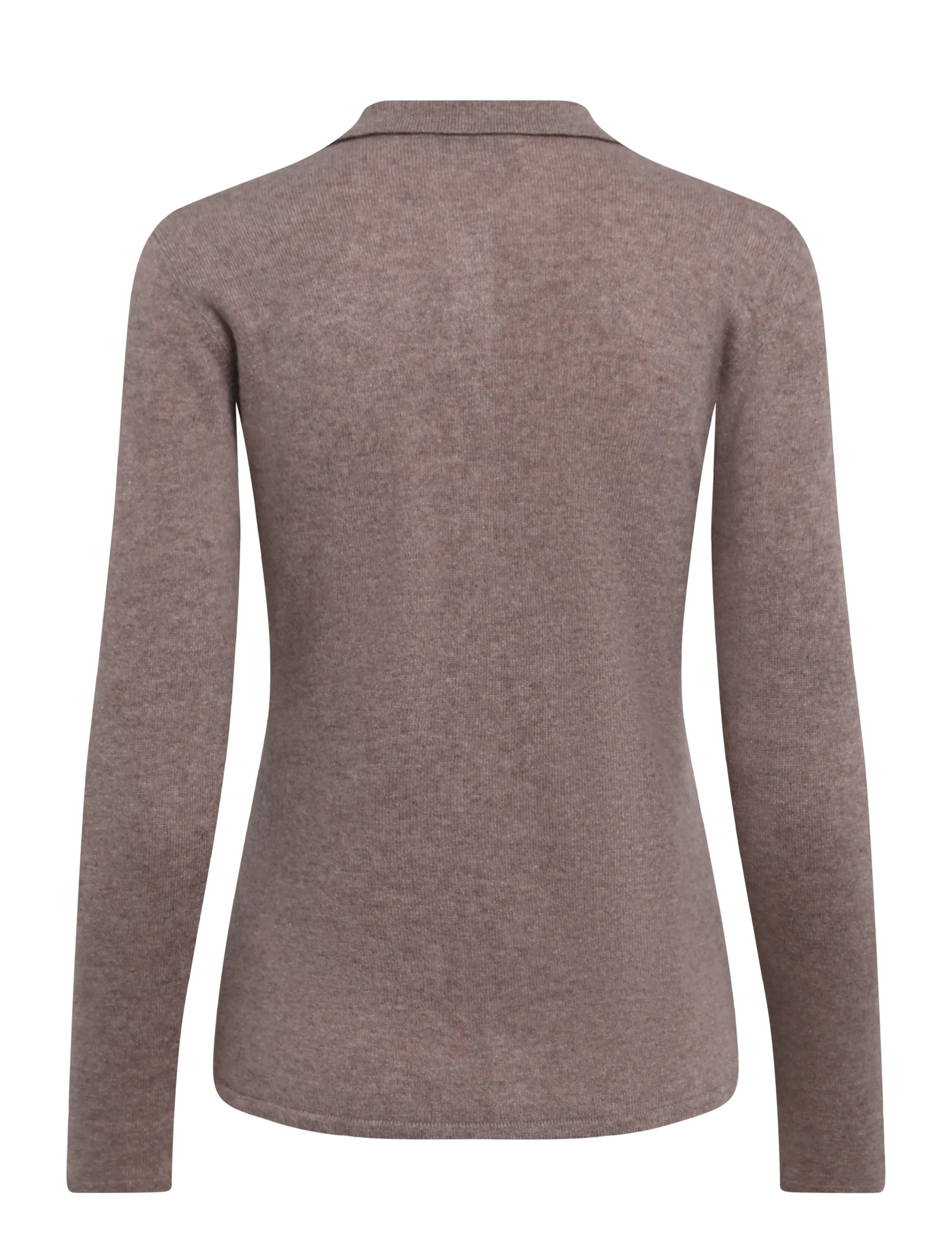 Davida Cashmere - classic collar cardigan - cardigans - mink - 1