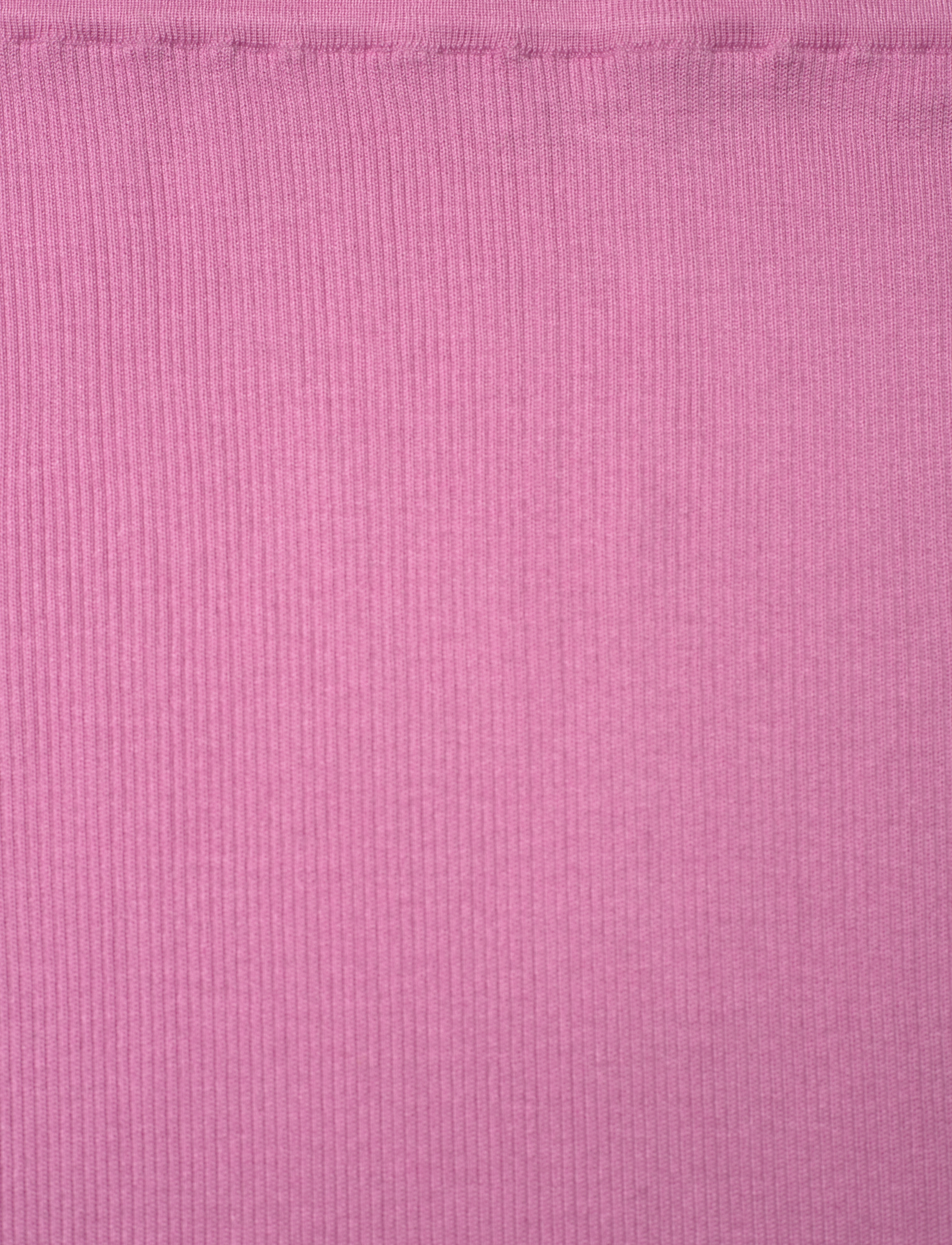 Davida Cashmere - Fine Knit Rib Skirt - rose - 2