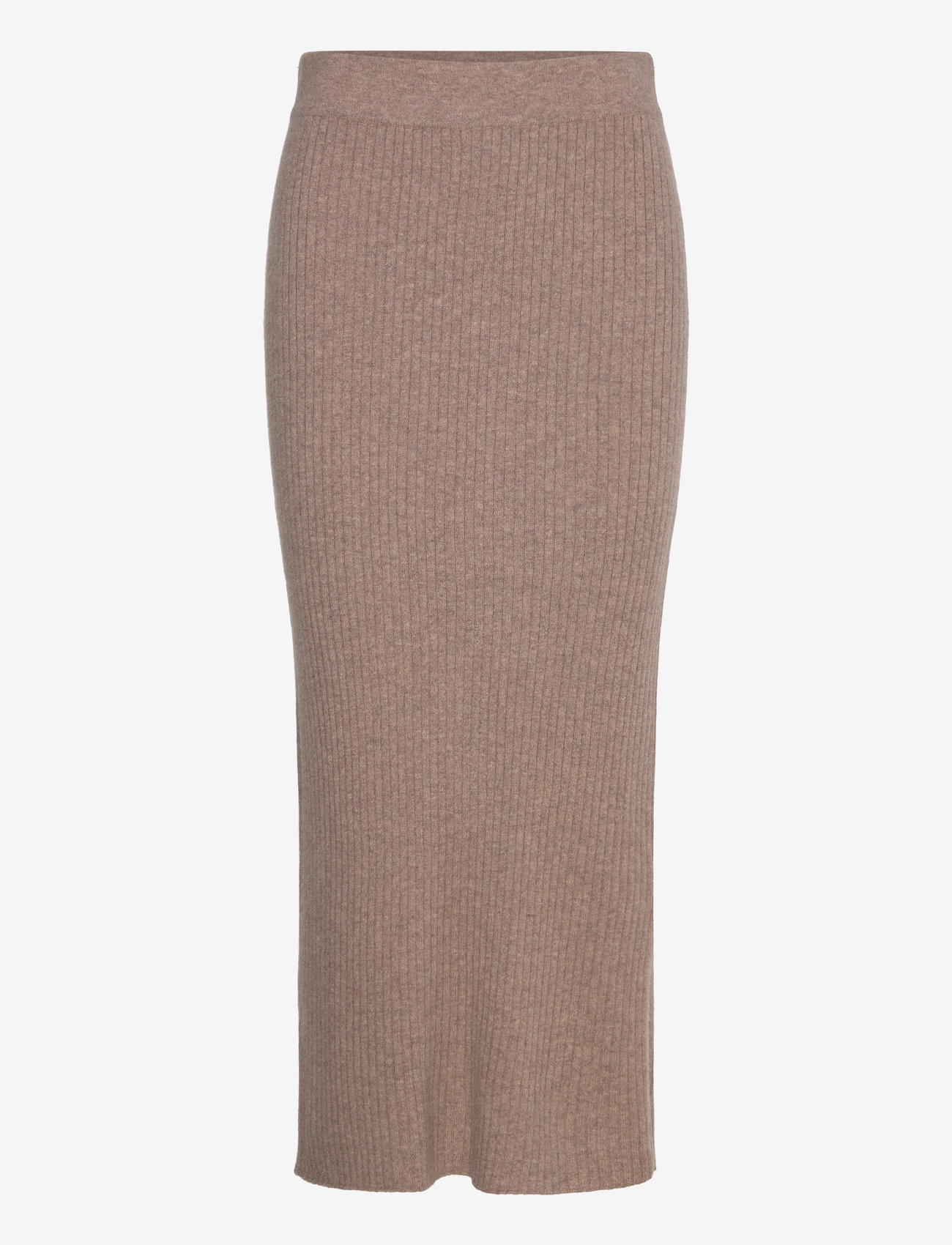 Davida Cashmere - Rib Skirt - mink - 0