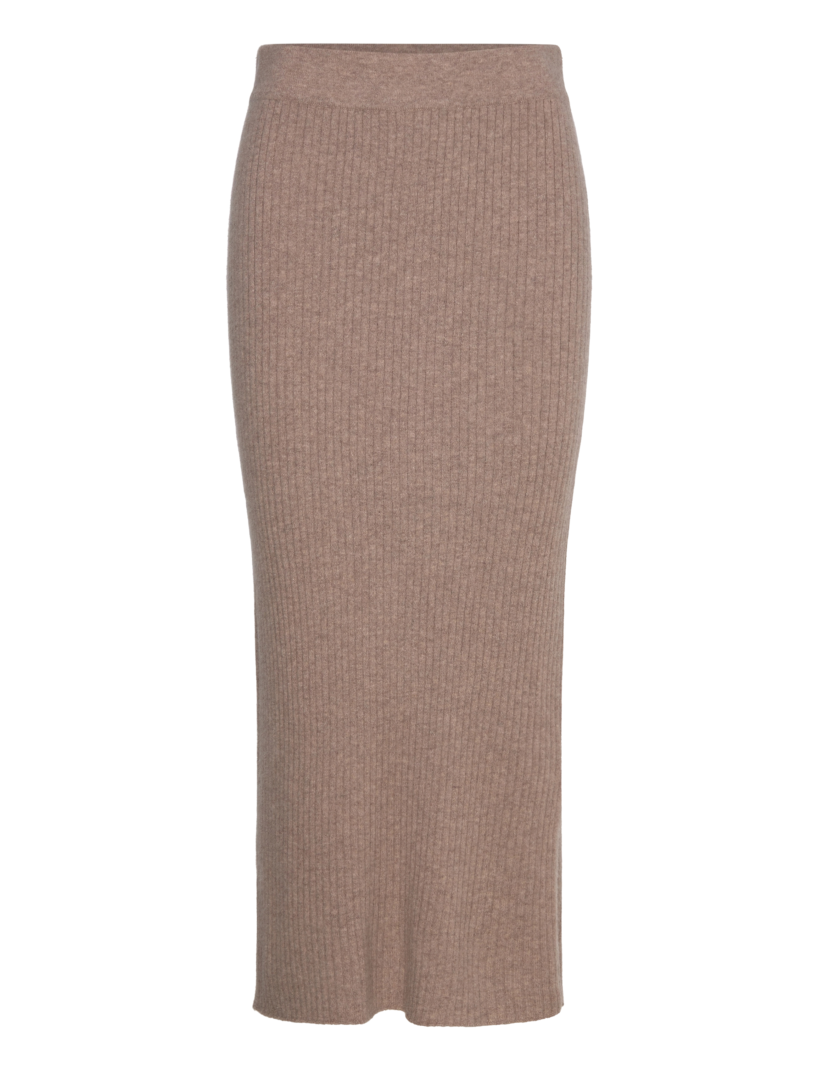 Davida Cashmere - Rib Skirt - mink - 0