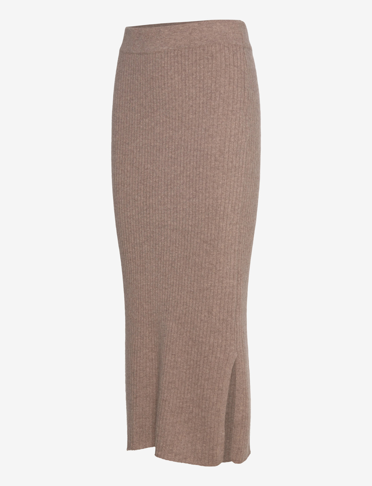Davida Cashmere - Rib Skirt - mink - 1