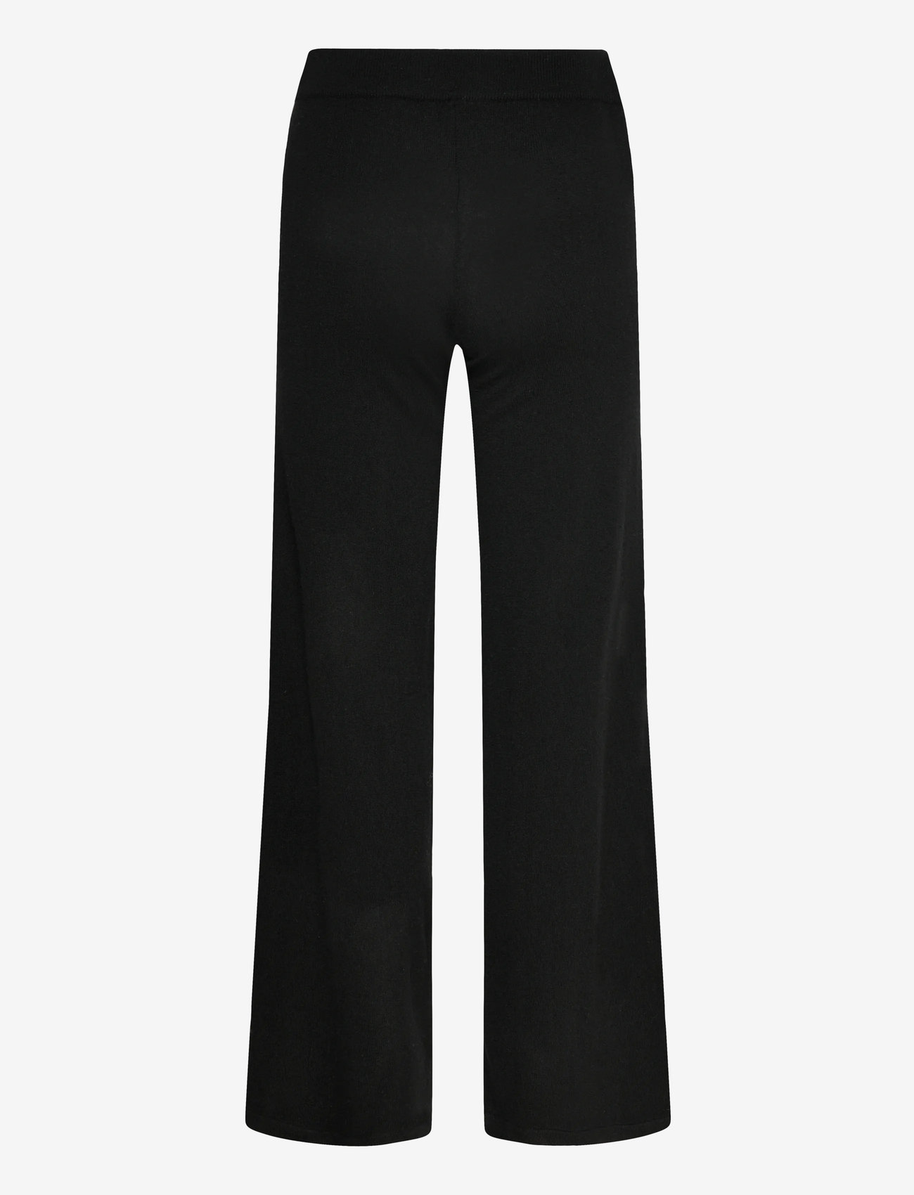 Davida Cashmere - Wide Pants - hosen mit weitem bein - black - 1