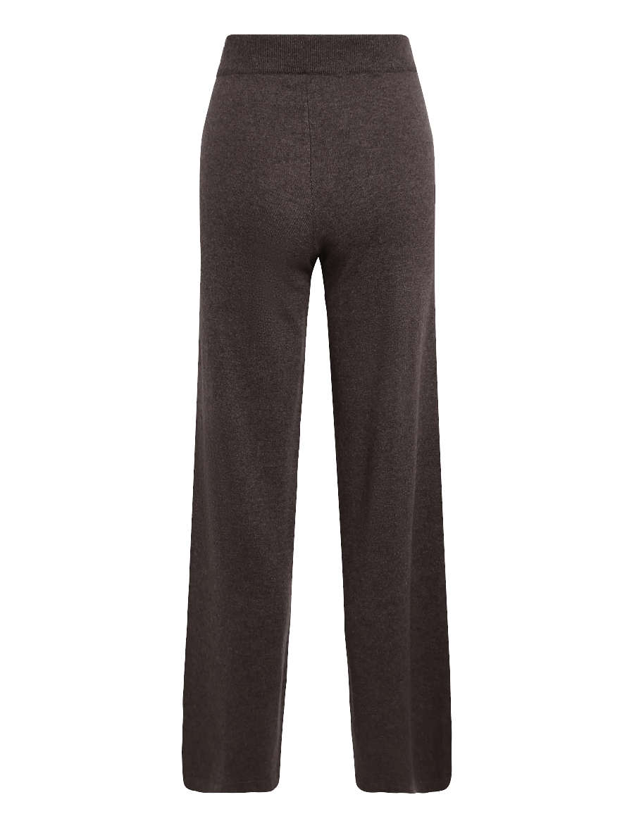 Davida Cashmere - wide pants - hosen mit weitem bein - cacao - 1