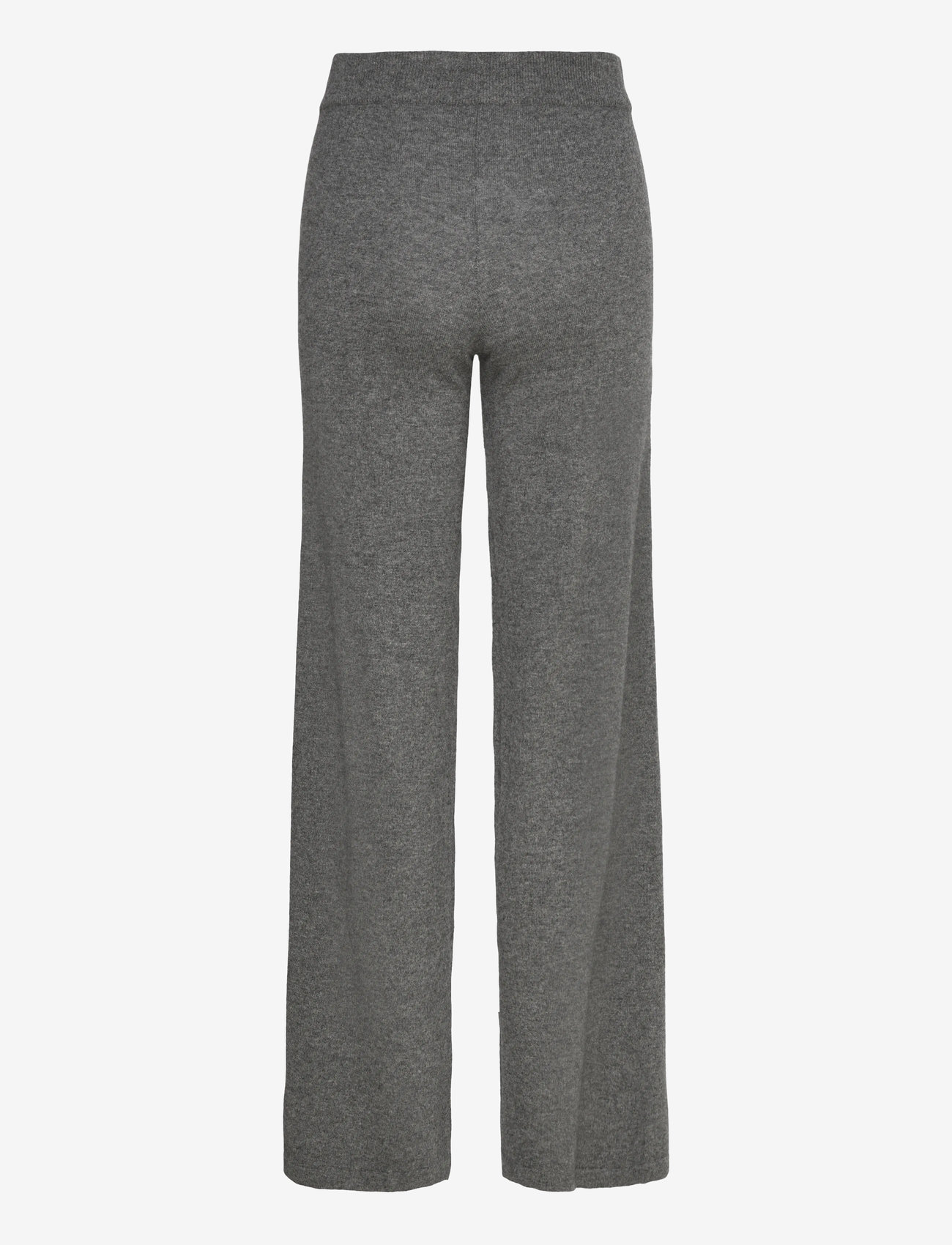 Davida Cashmere - Wide Pants - laia säärega püksid - dark grey - 1
