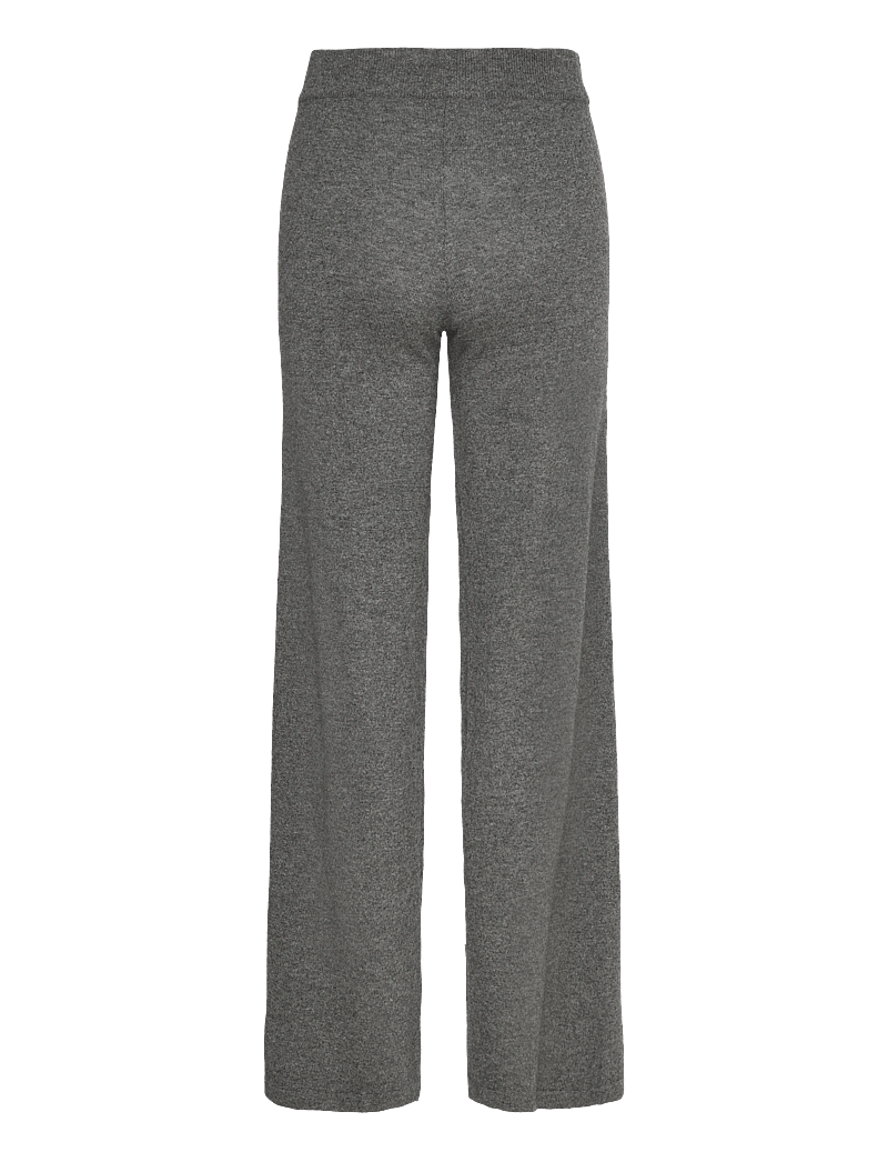 Davida Cashmere - Wide Pants - laia säärega püksid - dark grey - 1