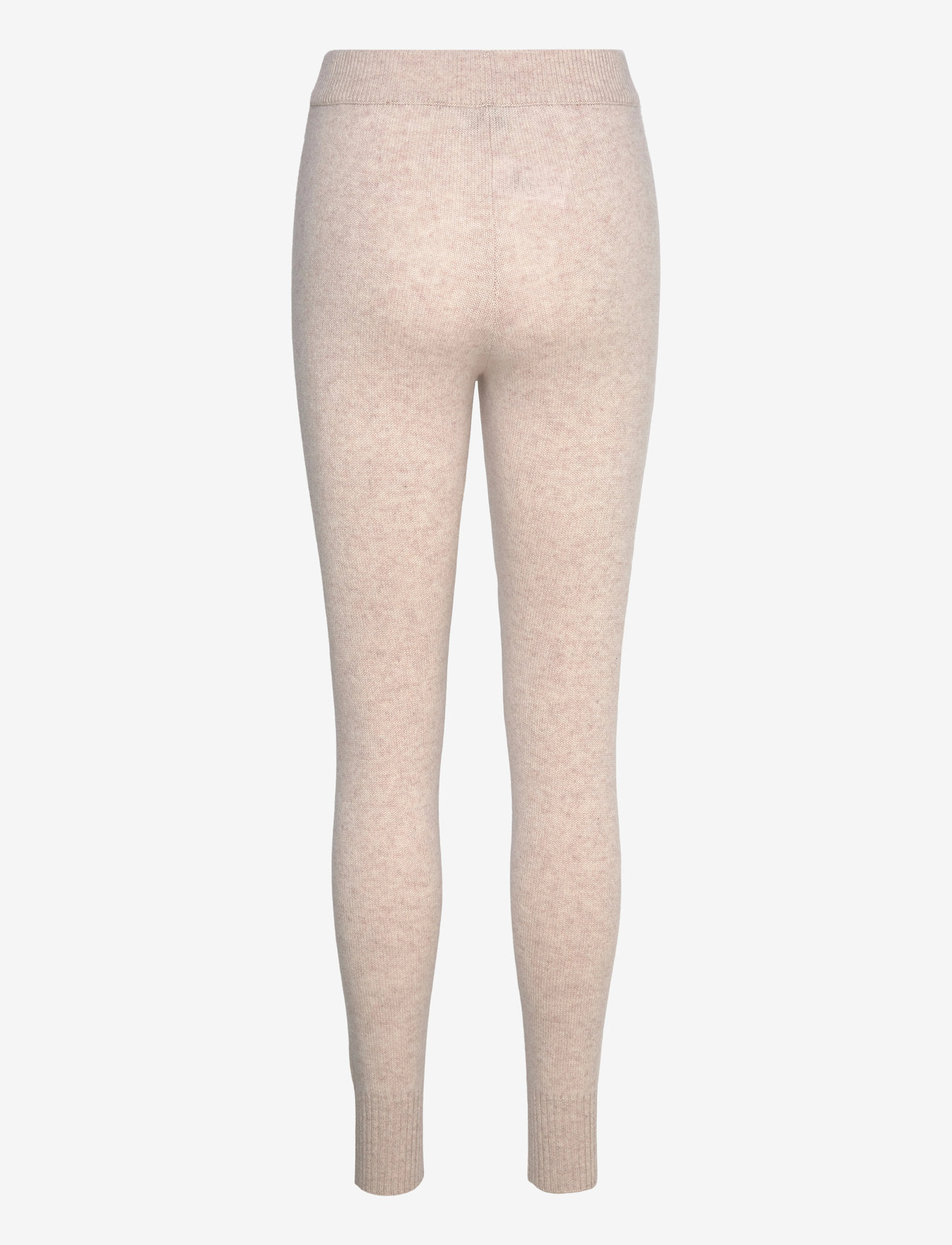 Davida Cashmere - Leggings Ribbed Ankle - light beige - 1