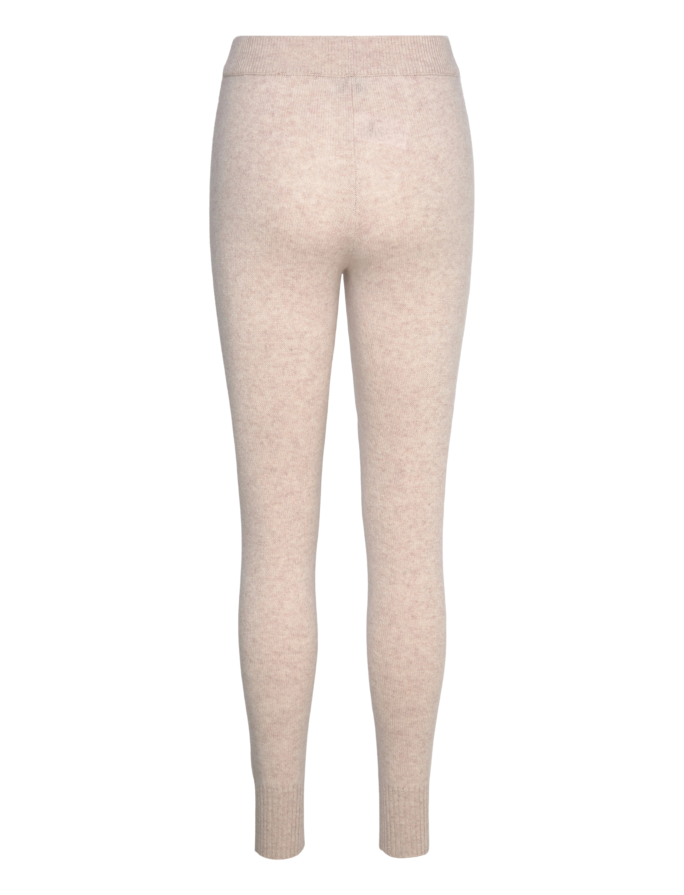 Davida Cashmere - Leggings Ribbed Ankle - light beige - 1