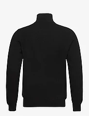 Davida Cashmere - Man Half Zip - džemperiai su trumpu užtrauktuku - black - 1