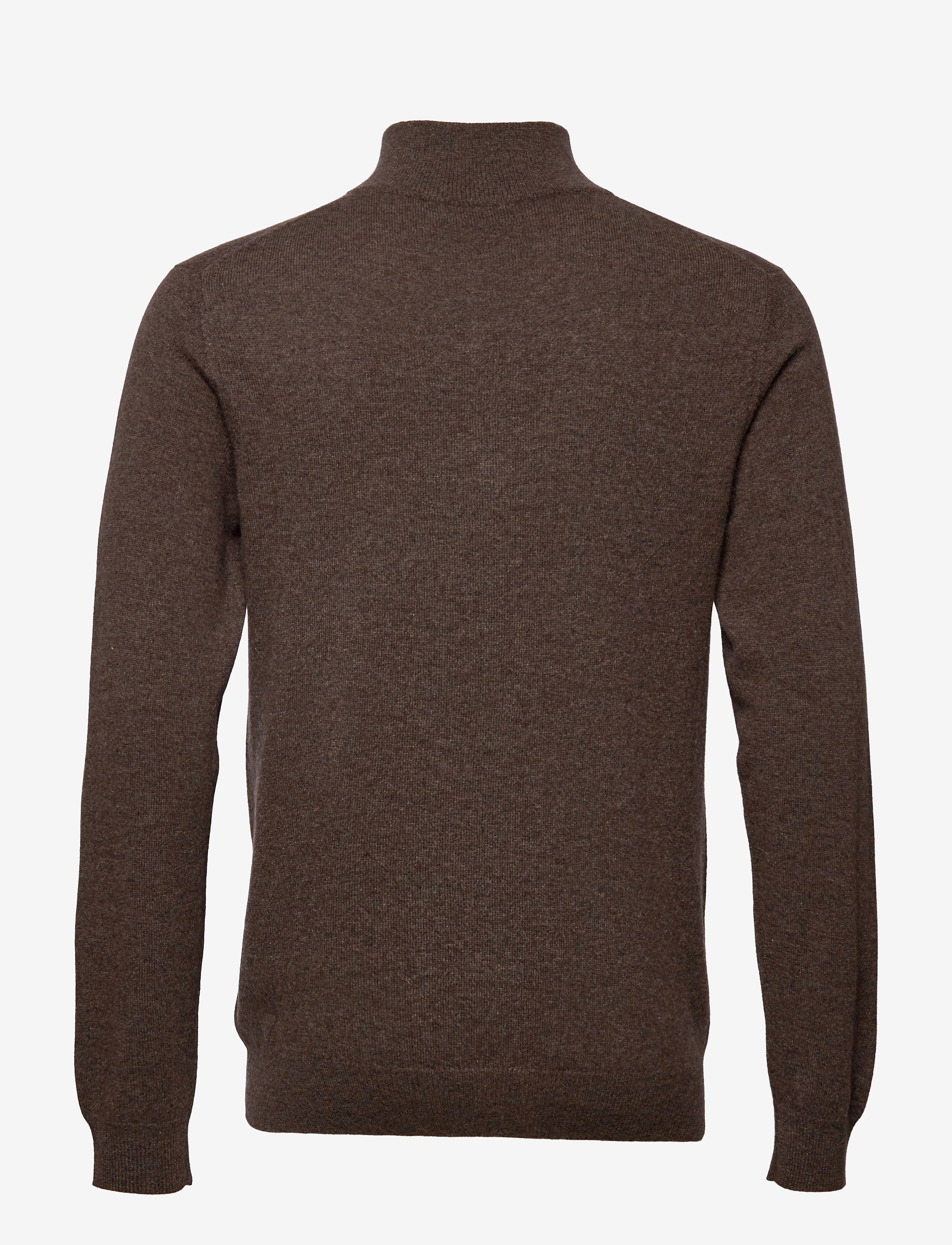 Davida Cashmere - Man Half Zip - half zip-tröjor - cacao - 1