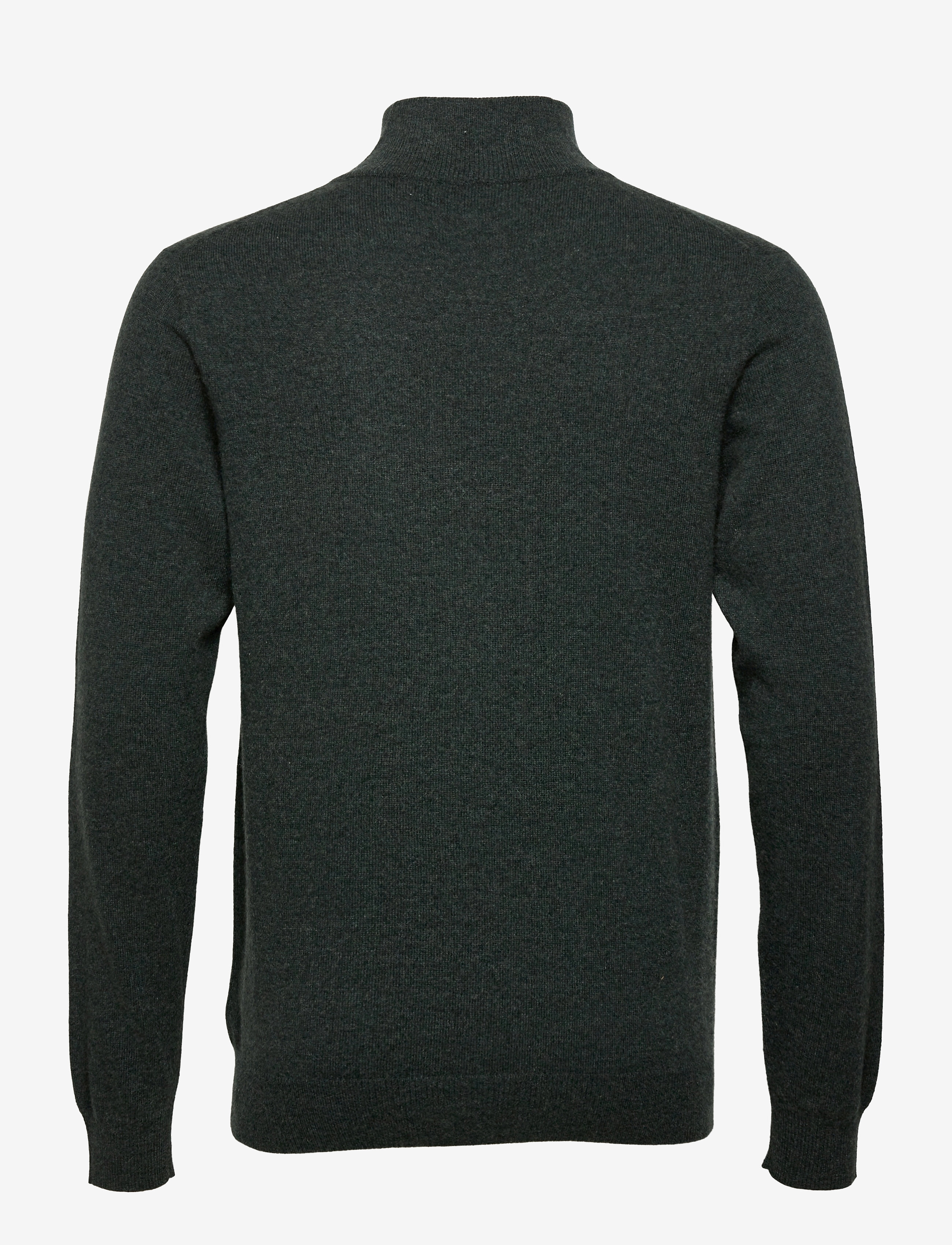 Davida Cashmere - Man Half Zip - half zip-tröjor - deep green melage - 1