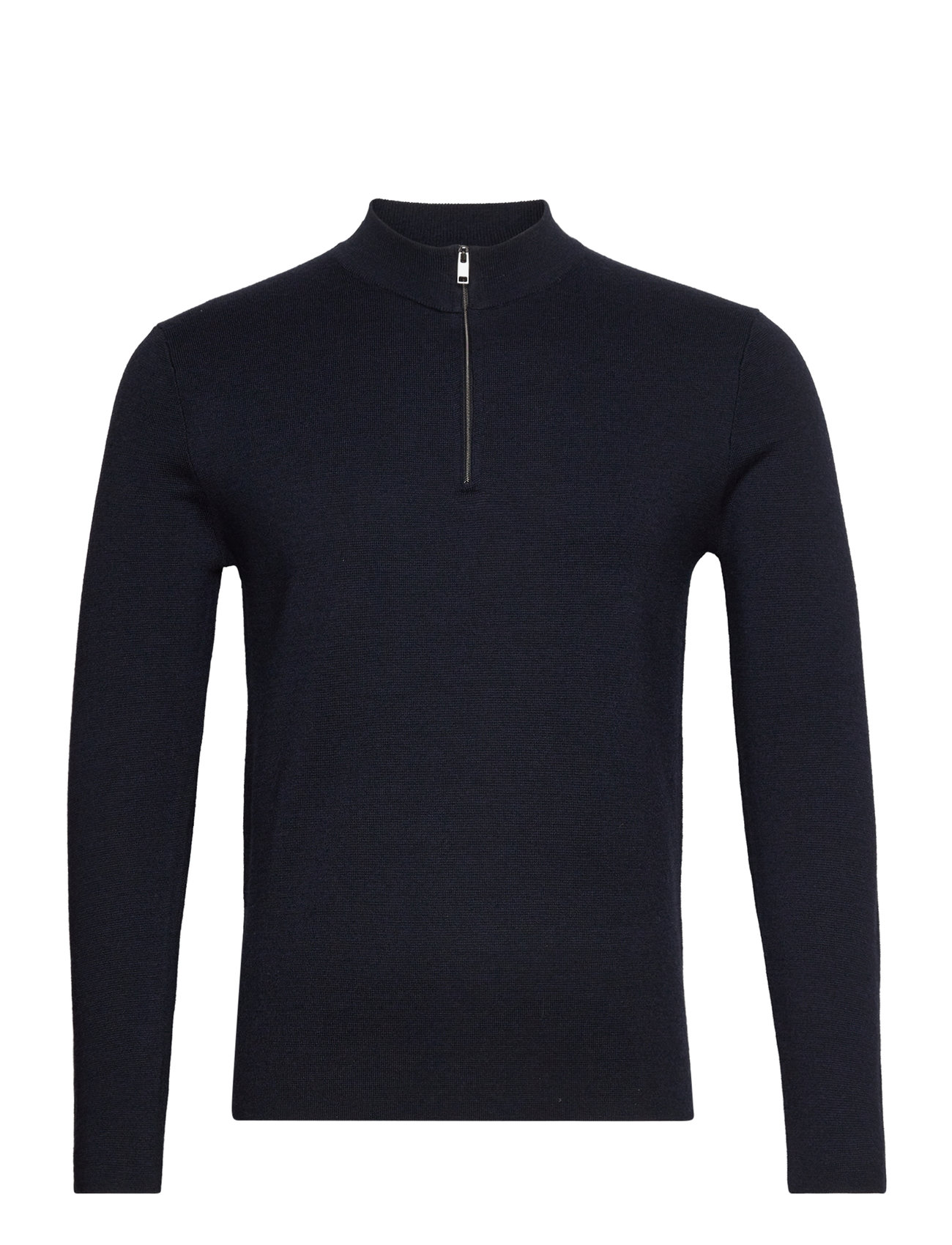 Davida Cashmere - Man Half Zip - half zip - navy - 1