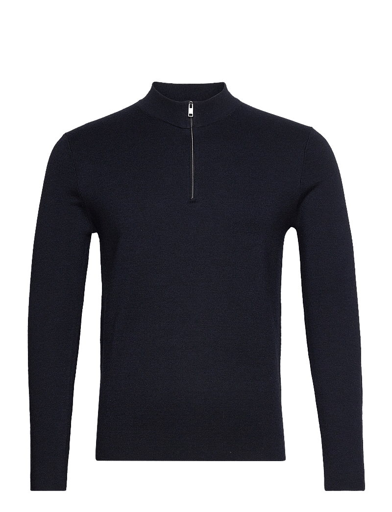 Davida Cashmere - Man Half Zip - half zip-trøjer - navy - 1