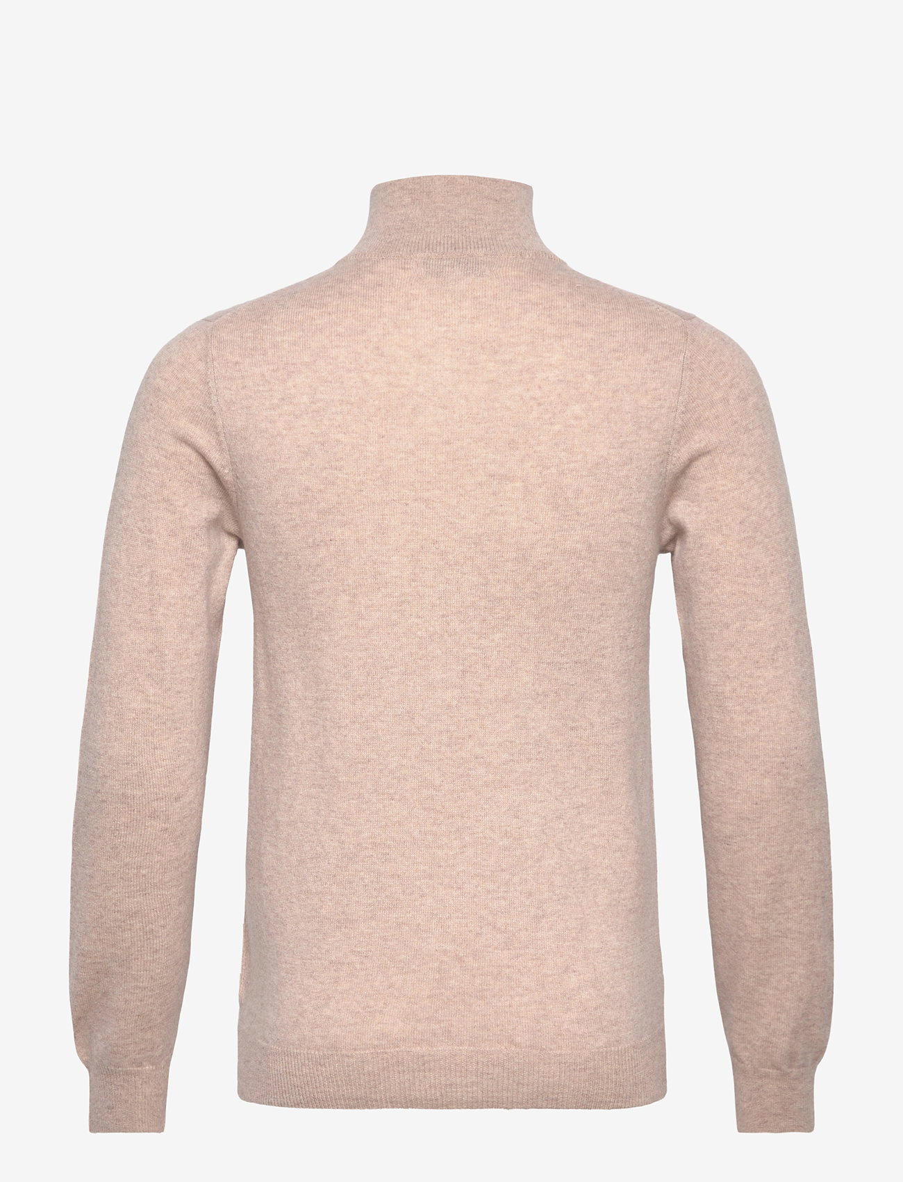 Davida Cashmere - Man Half Zip - efterårstøj - sand - 2